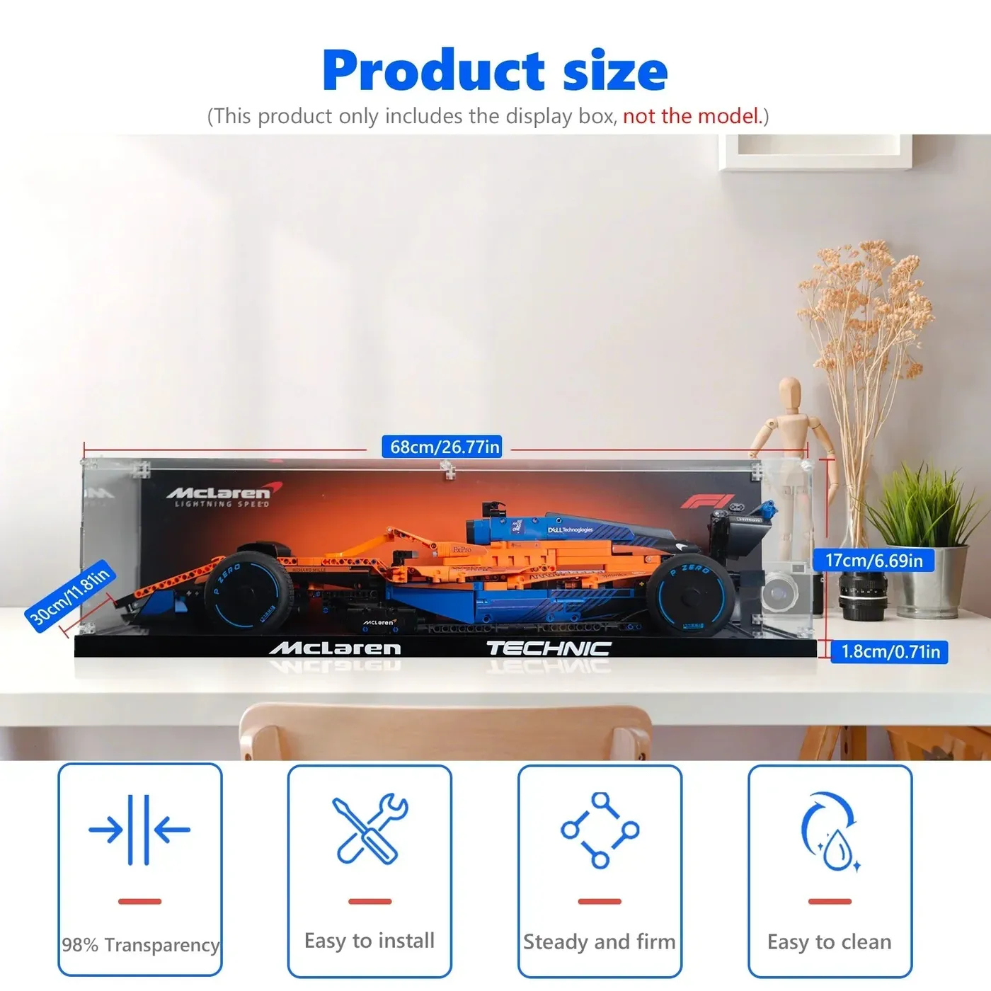 Monter för LEGO Formula 1™-bil (skala 1 :8) 42207/42206/42141/42171/42240/42228 — 28