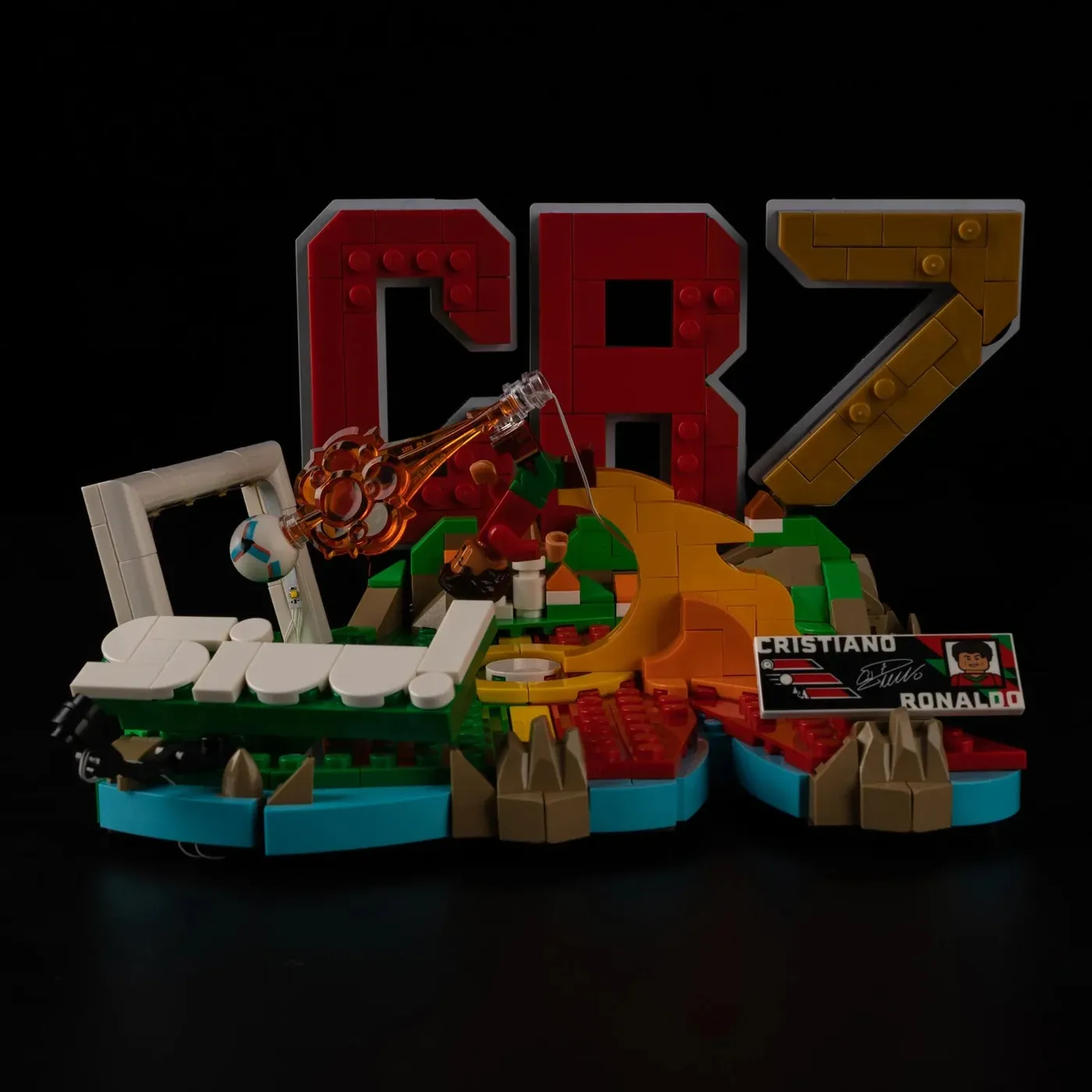 Premium apšvietimo rinkinys, suderinamas su LEGO® Editions Cristiano Ronaldo – Soccer Highlights 43012 — 2