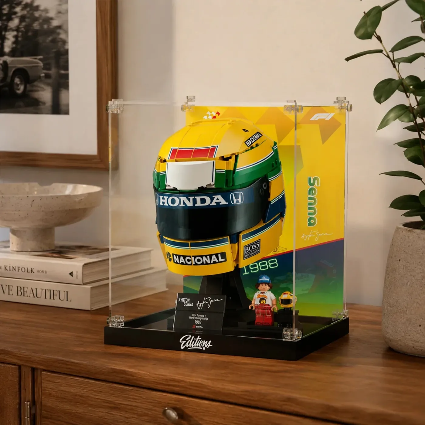 Vitrine für LEGO® Editions Ayrton Senna Helmet 43024 — 11