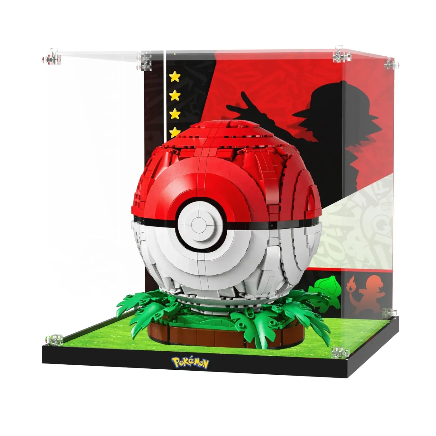 Akrilinė eksponavimo dėžė LEGO Pokémon Iconic Trainer Moments Poké Ball 72154 — 3
