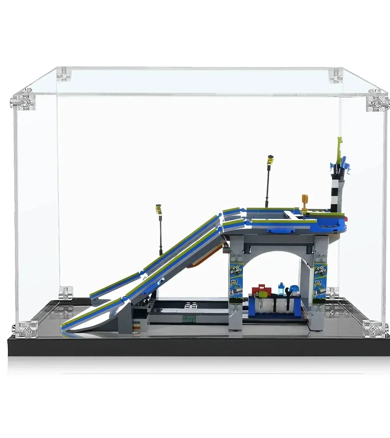 Vitrine für LEGO® City No Limits: Race Car Ramp Track 60460