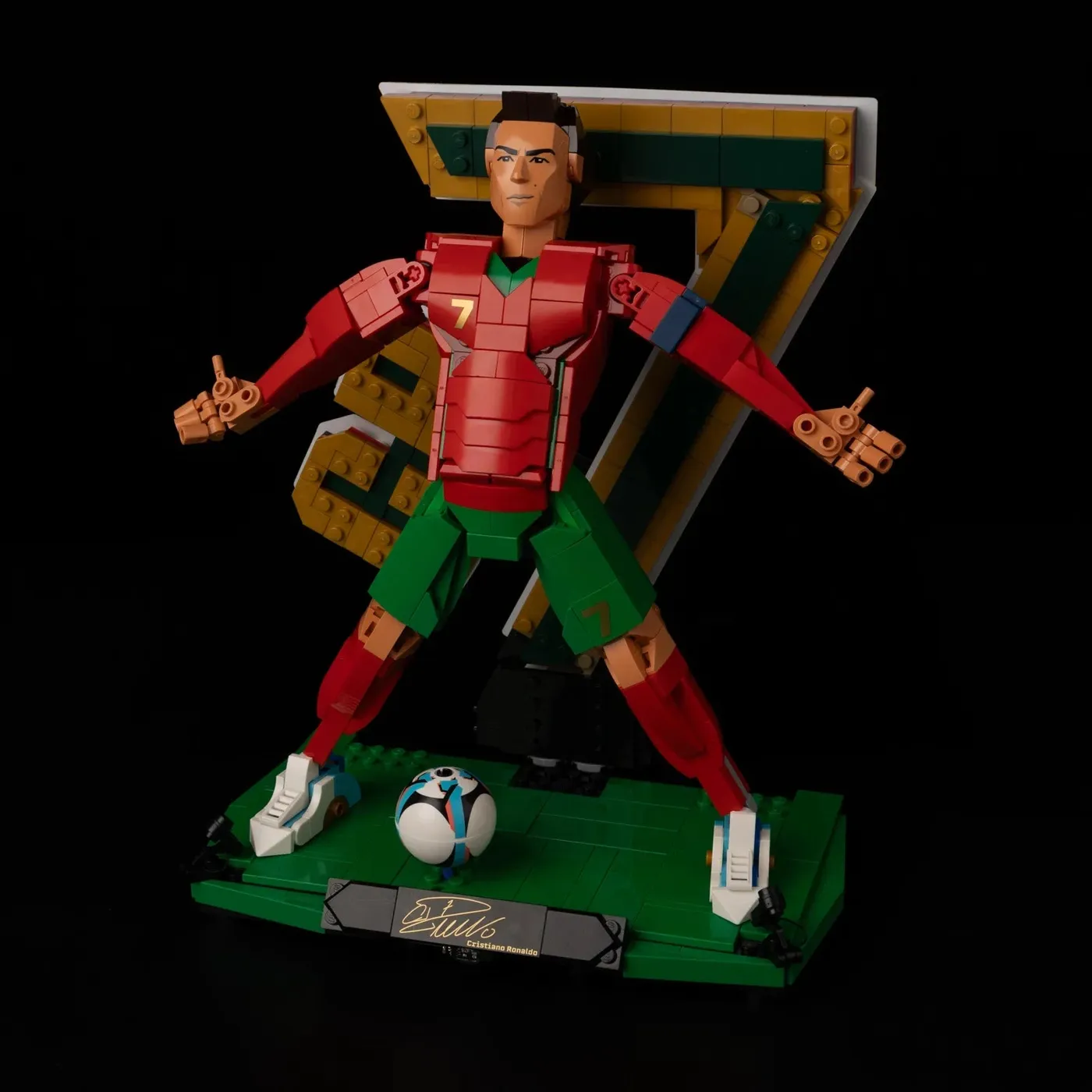 Premium apšvietimo rinkinys, suderinamas su LEGO® Editions Cristiano Ronaldo – Soccer Legend 43016 — 7