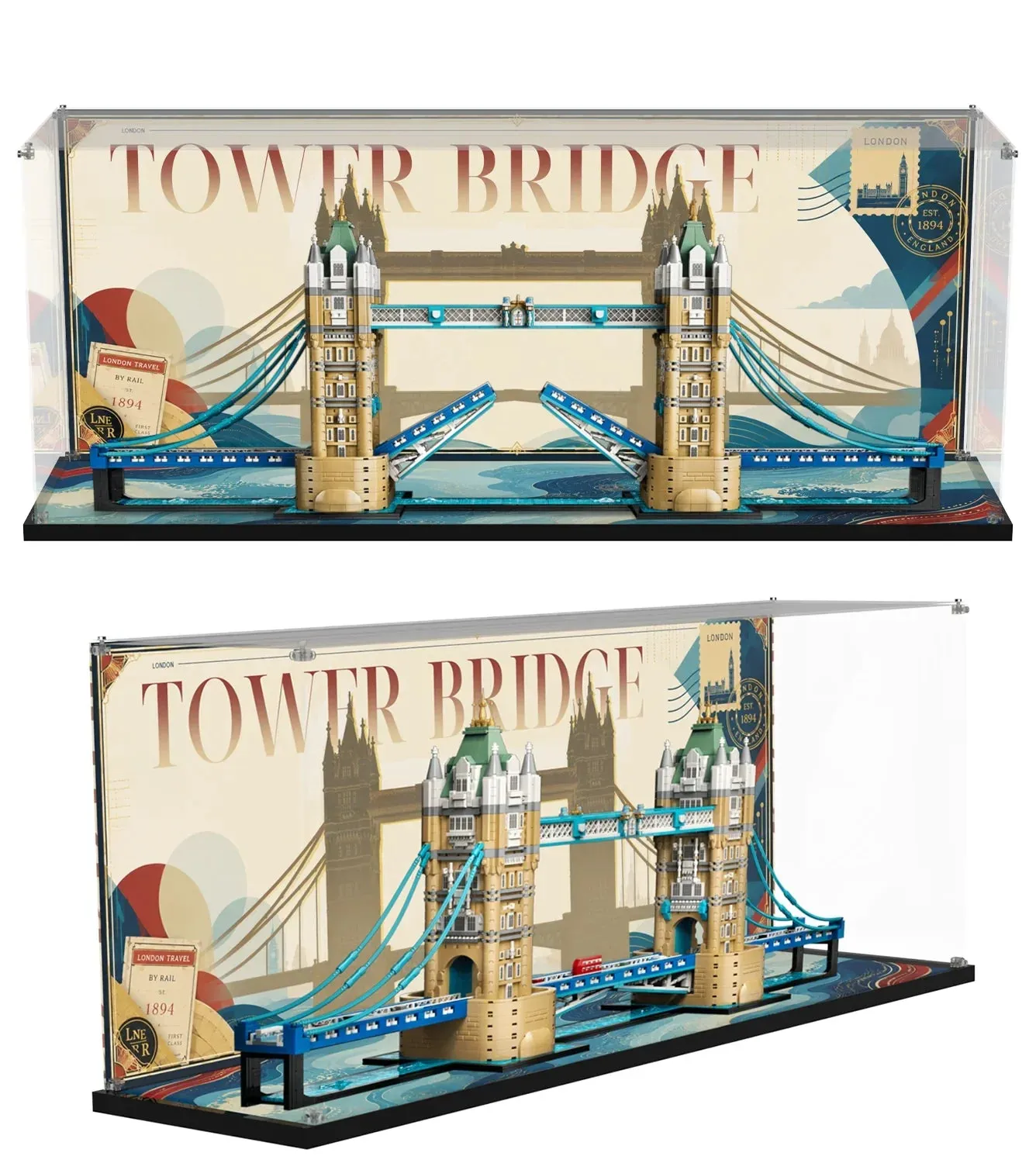 Vitrine für LEGO Architecture Tower Bridge 21067 — 10