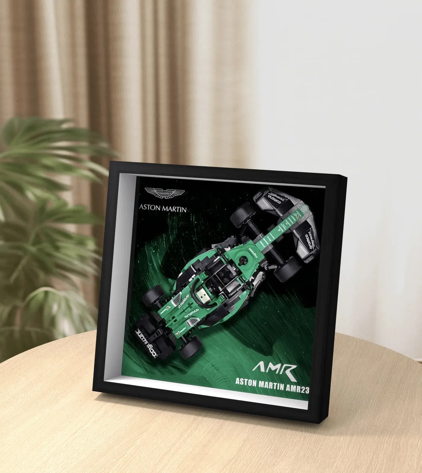Displayram för bilmodellen LEGO Speed Champions Aston Martin 76925