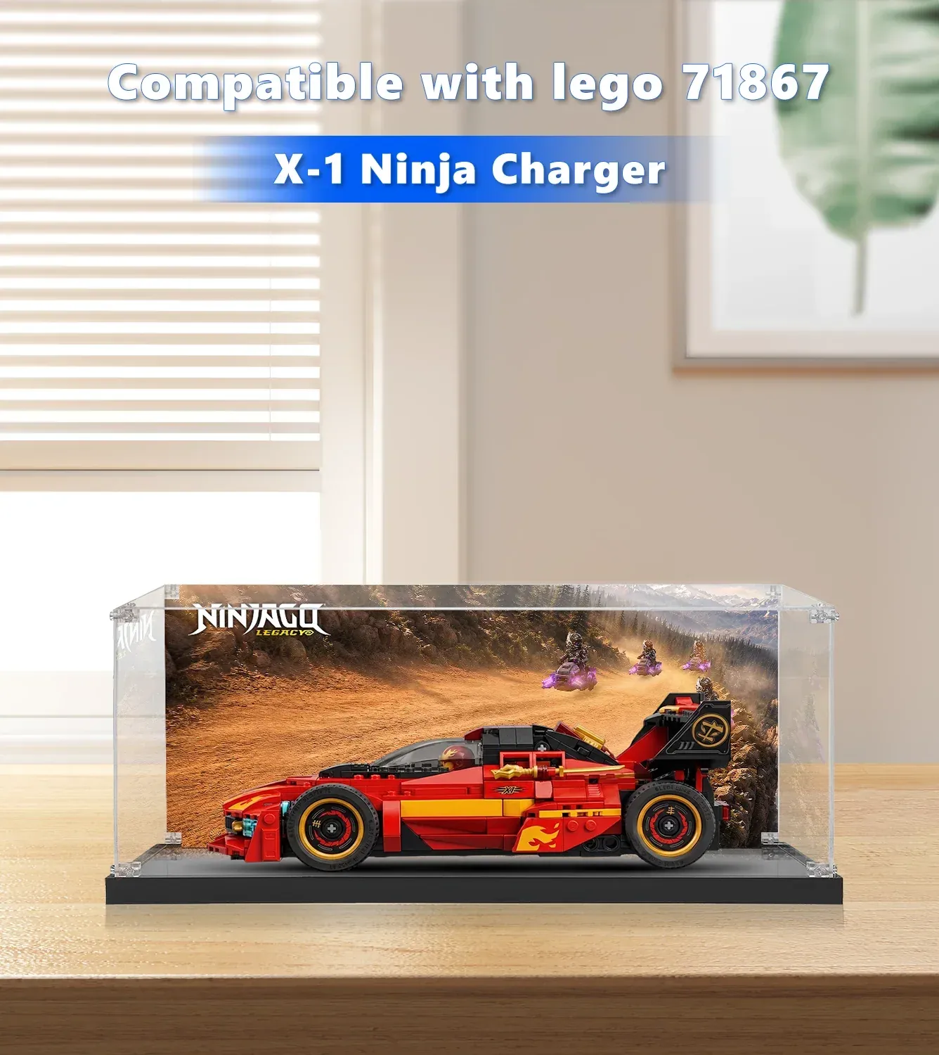 Display Case for LEGO® NINJAGO® X-1 Ninja Charger 71867 — 3
