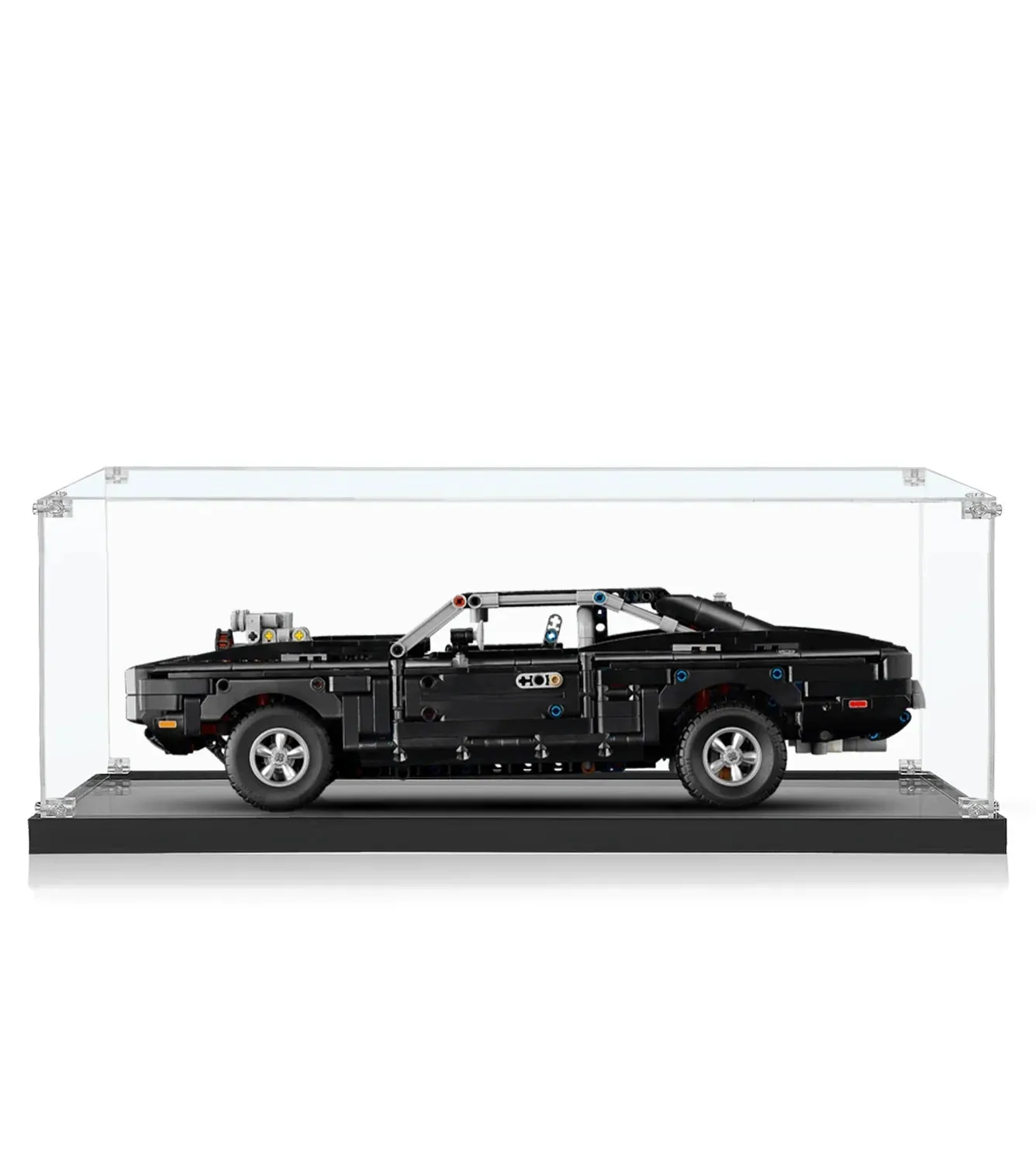 Display Case for LEGO® Technic™ Fast Furious Dodge Charger R/T 42231 — 3