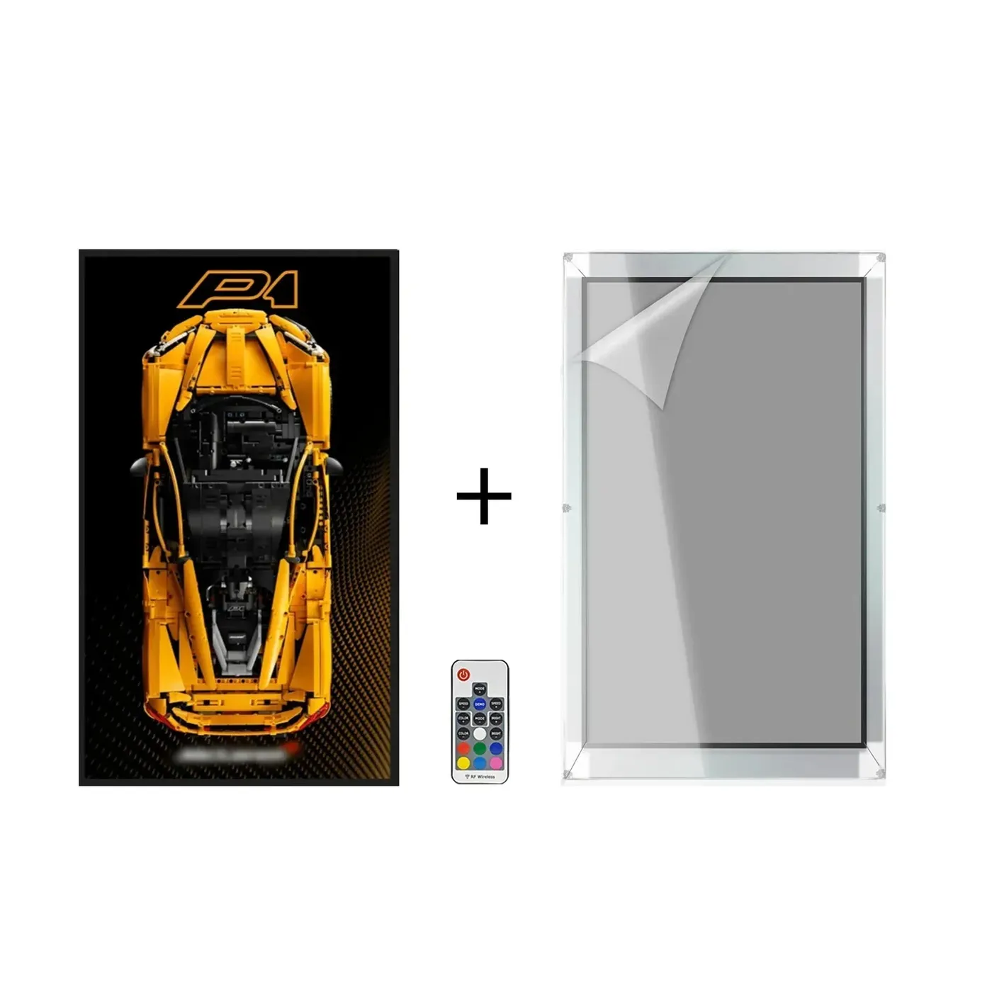 Wand-Displayrahmen für Lego Technic McLaren P1 42172 — 18
