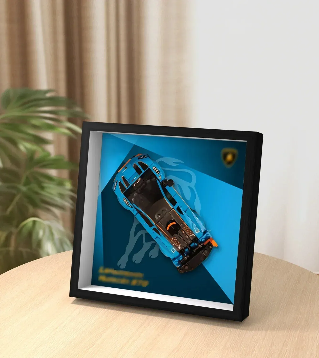 Picture frame for LEGO® Speed Champions Lamborghini Revuelto & Huracán STO 77238 — 2