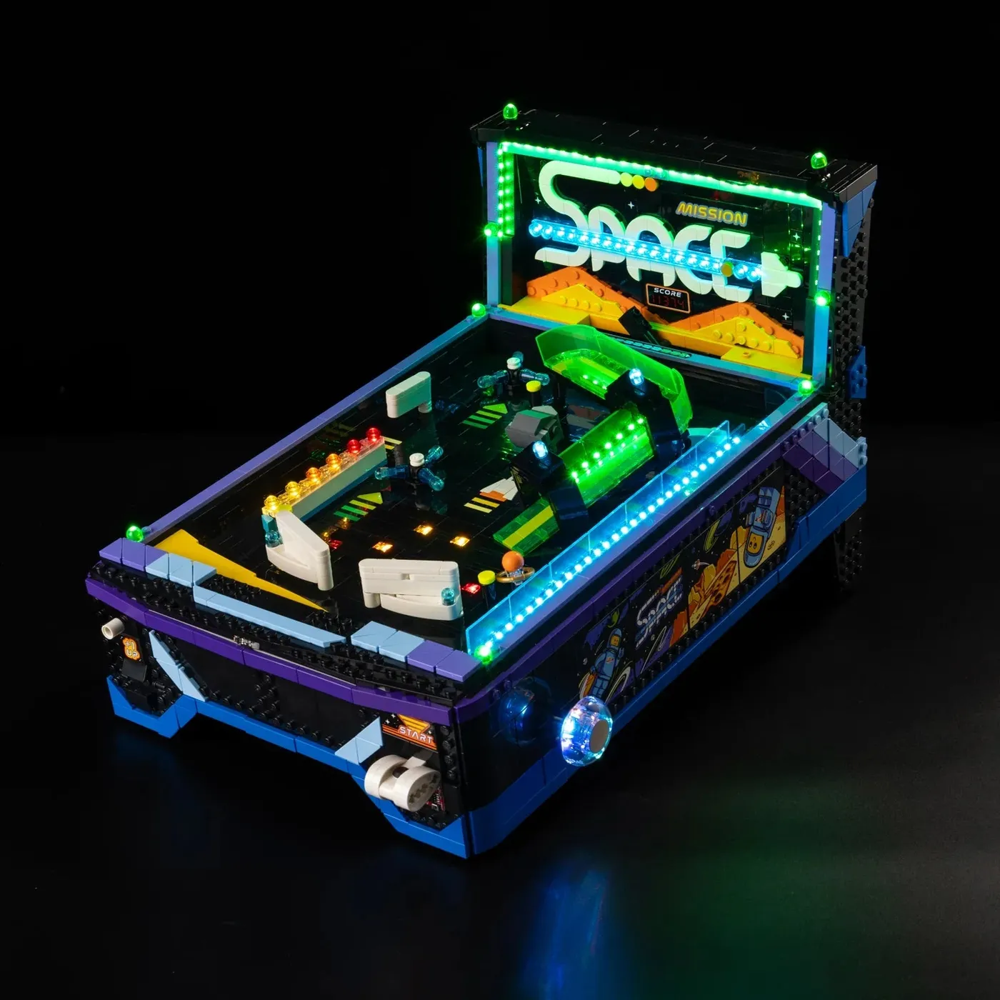 Premium-Beleuchtungsset kompatibel mit LEGO® Icons Arcade Pinball Machine 11374 — 3