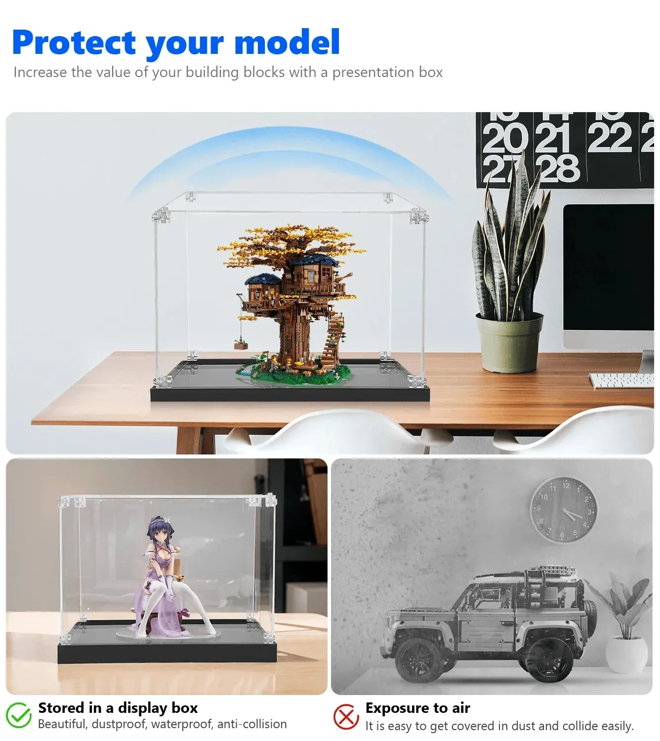 Gablota ekspozycyjna do LEGO Ideas The Tree House 21318 — 3