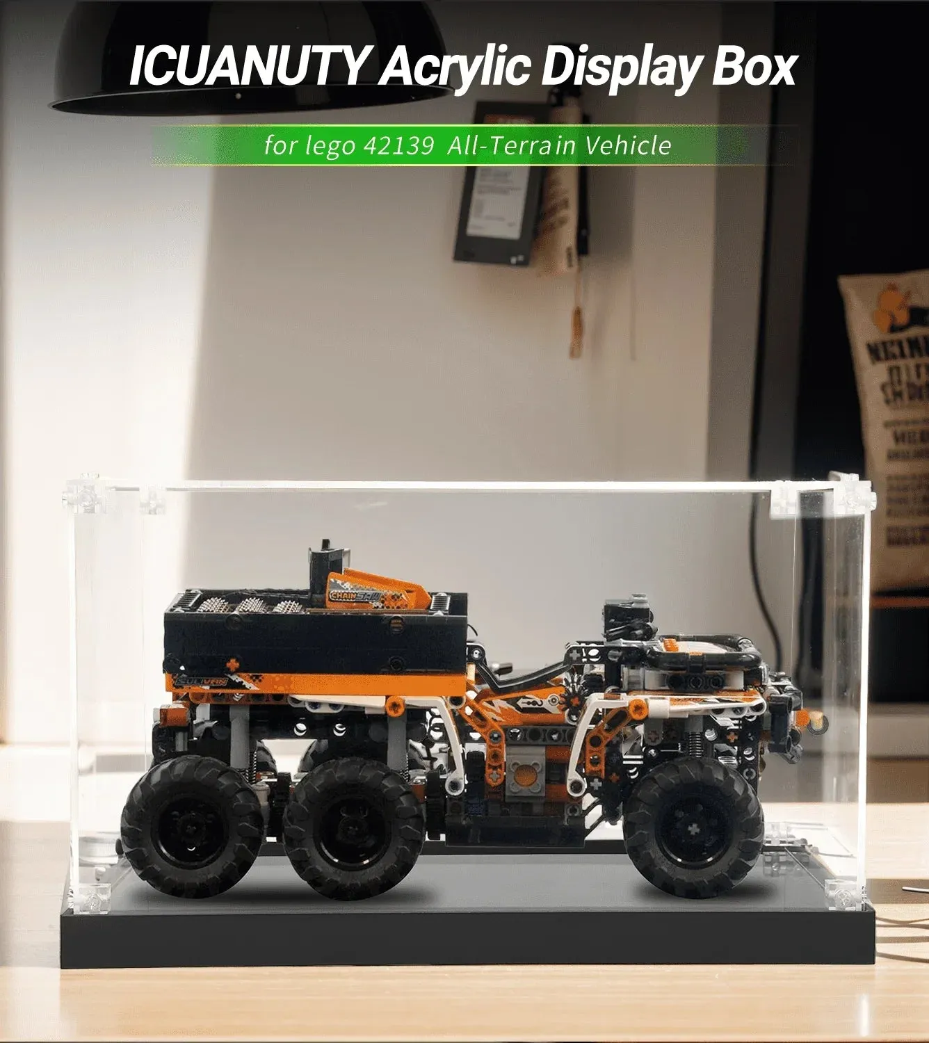 Display Case for LEGO Technic All-Terrain Vehicle 42139 — 2