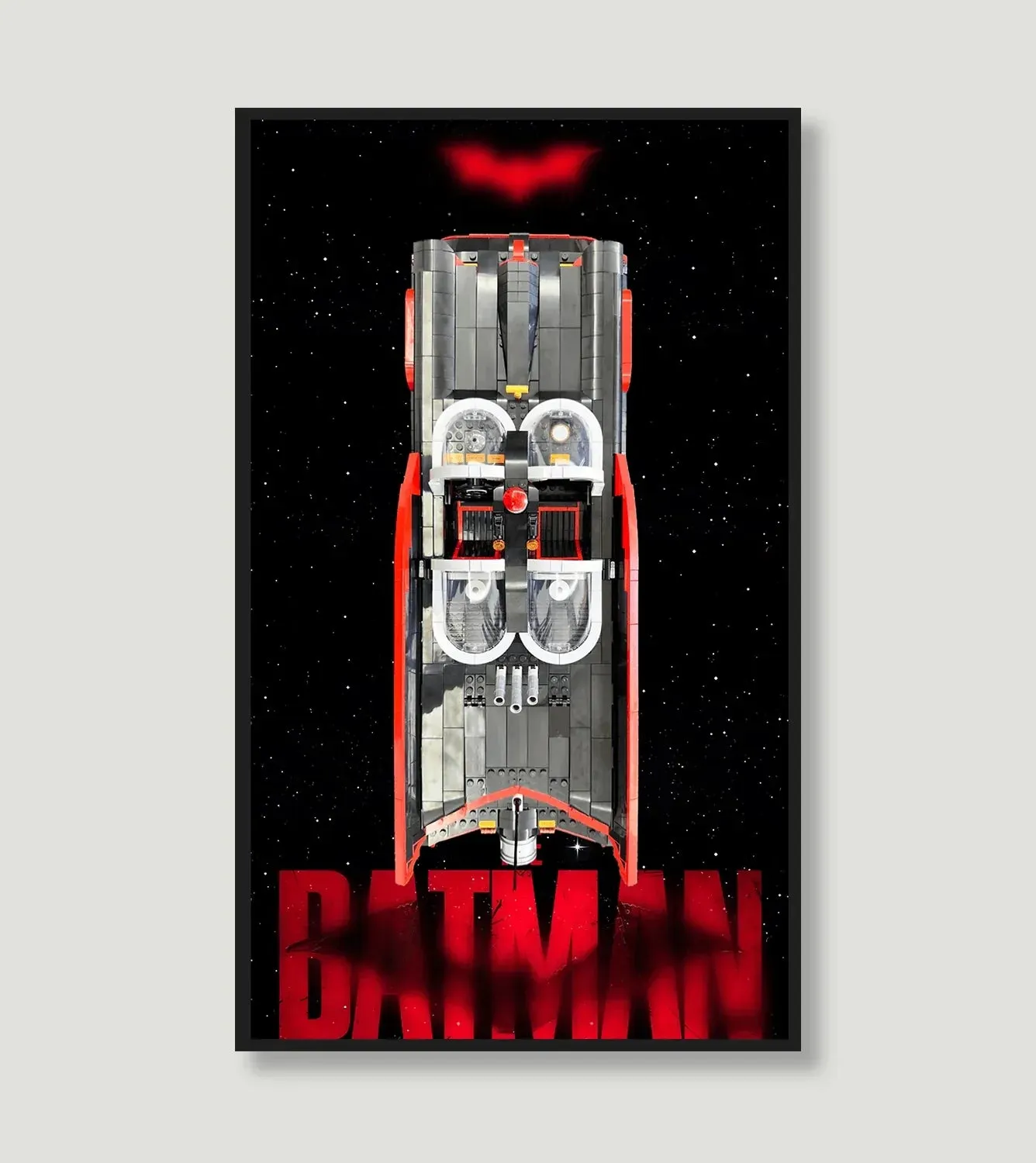 Ramka ekspozycyjna na ścianę do LEGO DC Batman Batmobile 76328