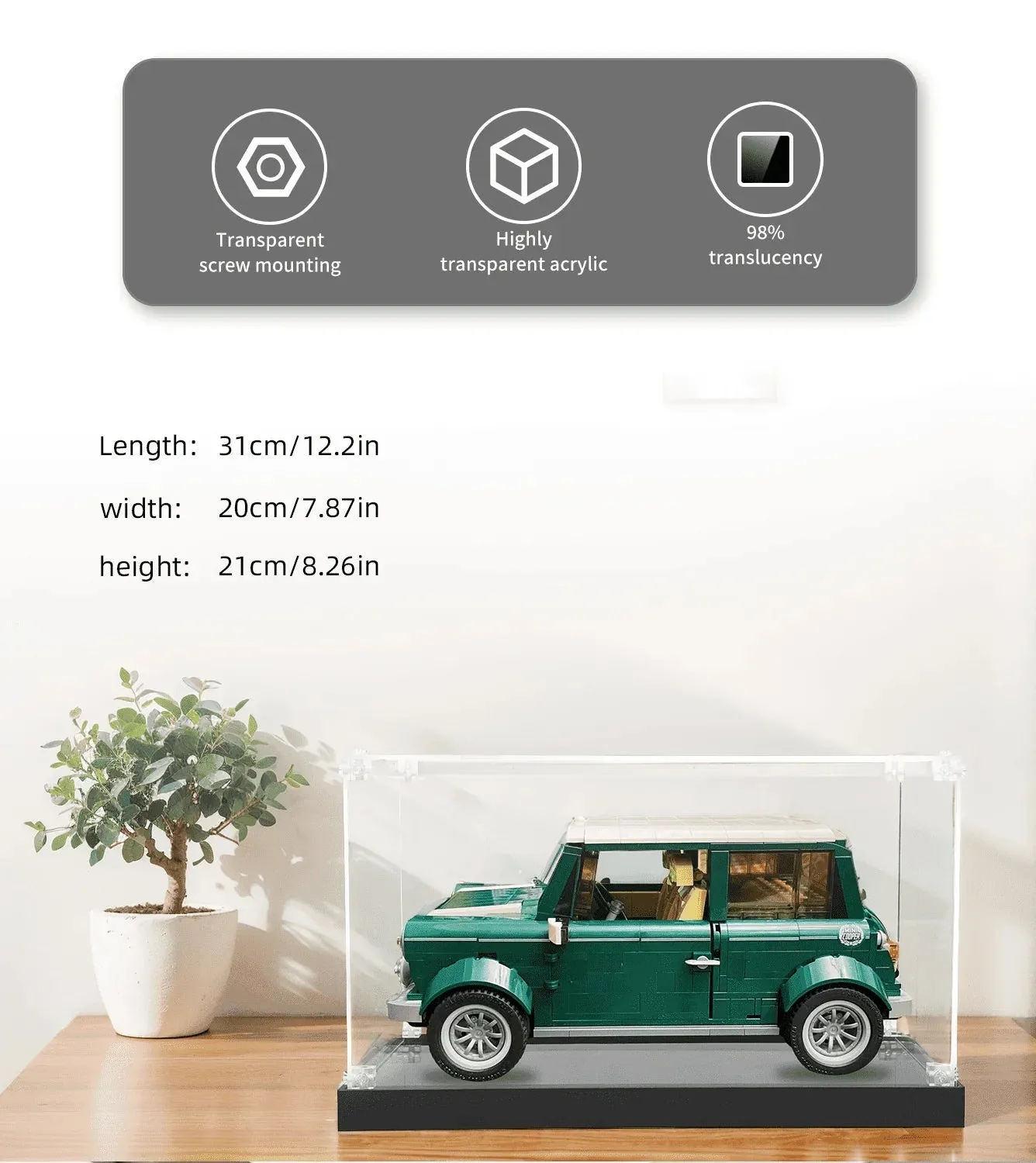 Eksponavimo dėžė LEGO MINI Cooper MK VII 10242 — 5