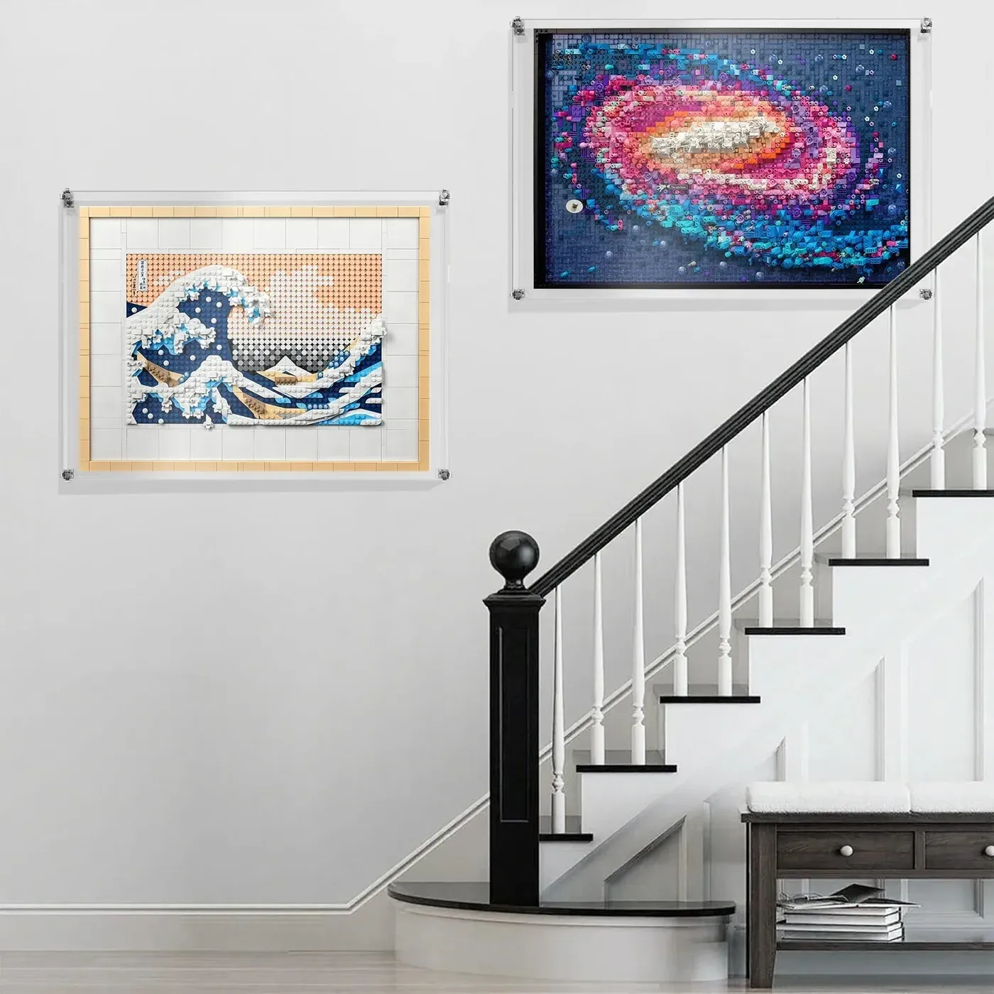 Premium-Wandvitrine für LEGO® Art Hokusai – The Great Wave 31208 — 8