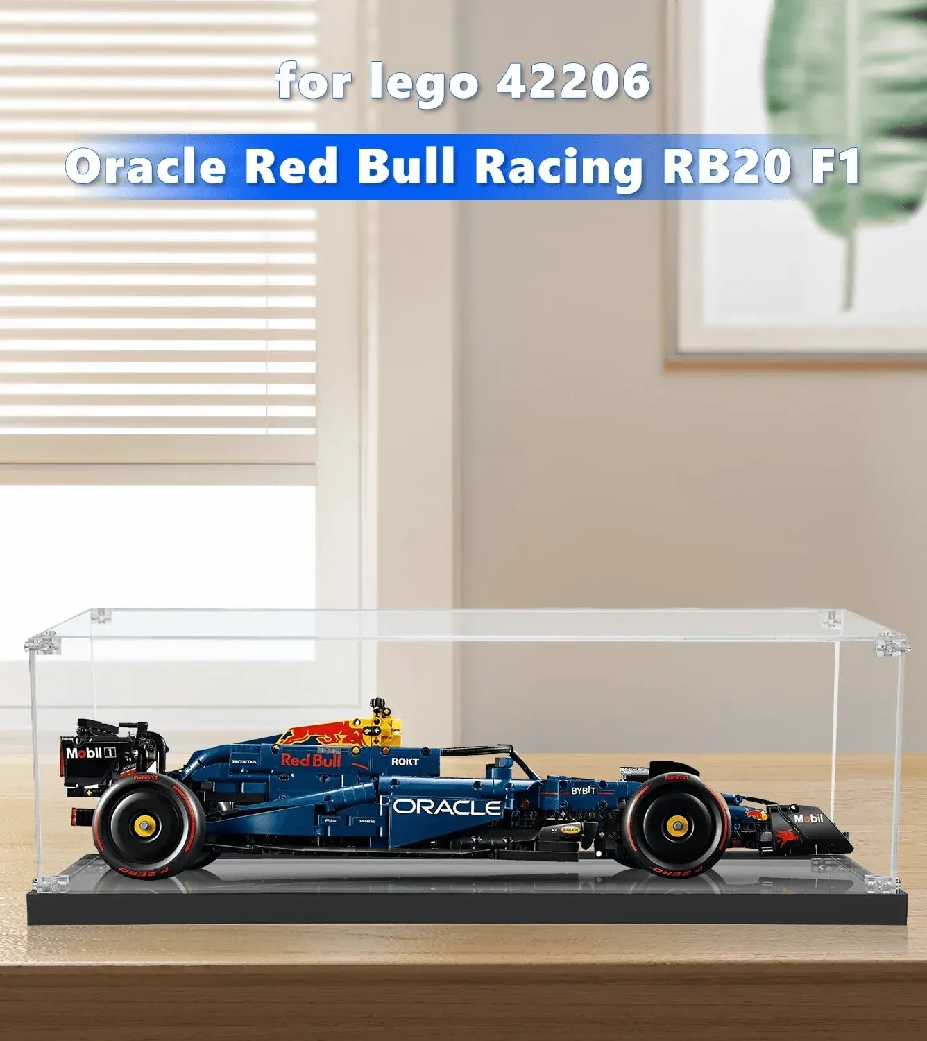 Eksponavimo dėžė LEGO Oracle Red Bull Racing RB20 F1 (mastelis 1:8) 42206 — 2