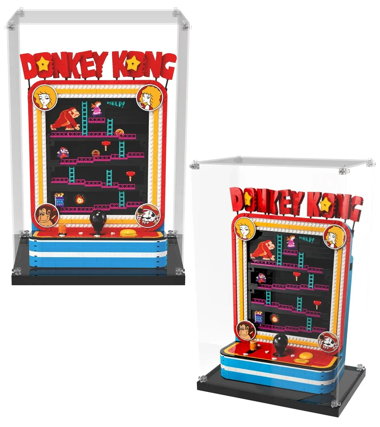 Vitrine für LEGO® Super Mario™ Donkey Kong™ Arcade 72051 — 17