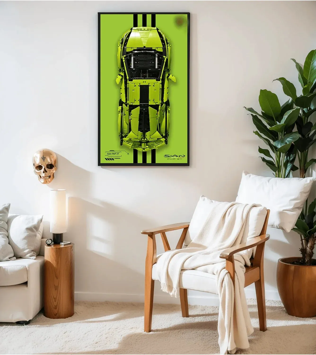 [Seria 3-ICONS] Ramka ekspozycyjna na ścianę do superaut LEGO Technic — 14