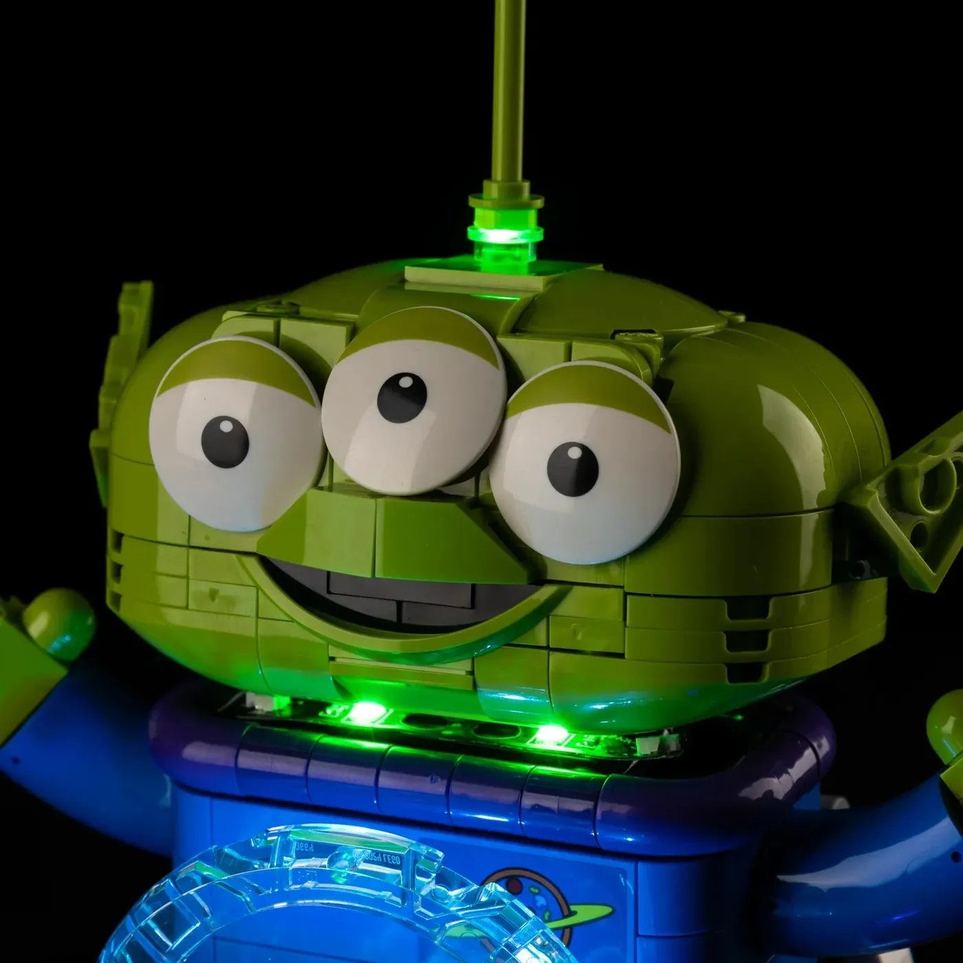 Premium-belysningskit kompatibelt med LEGO® Disney™ Alien with Pizza Planet Rocket Ride 43307 — 23