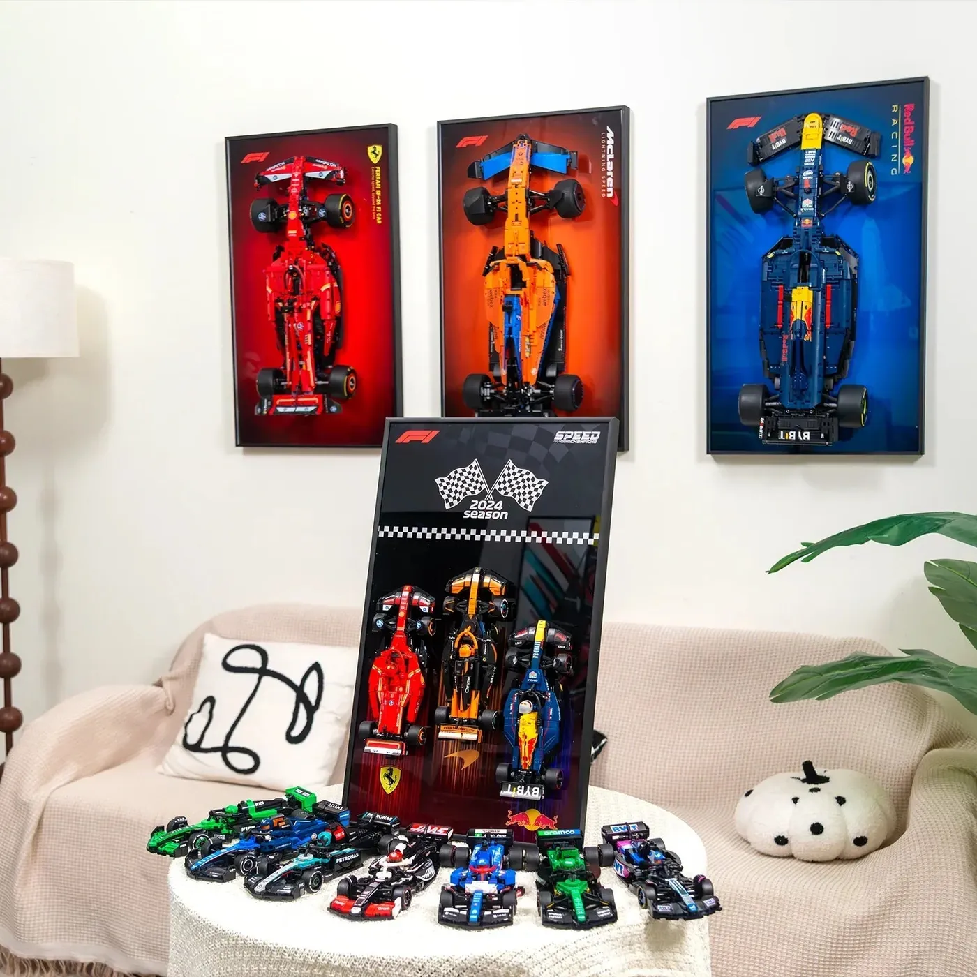 Ramka ścienna do samochodów F1 LEGO Speed Champion (1:32) Triple Racer 2024 — 6