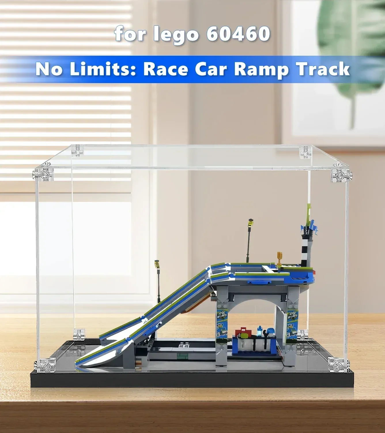 Vitrine für LEGO® City No Limits: Race Car Ramp Track 60460 — 2
