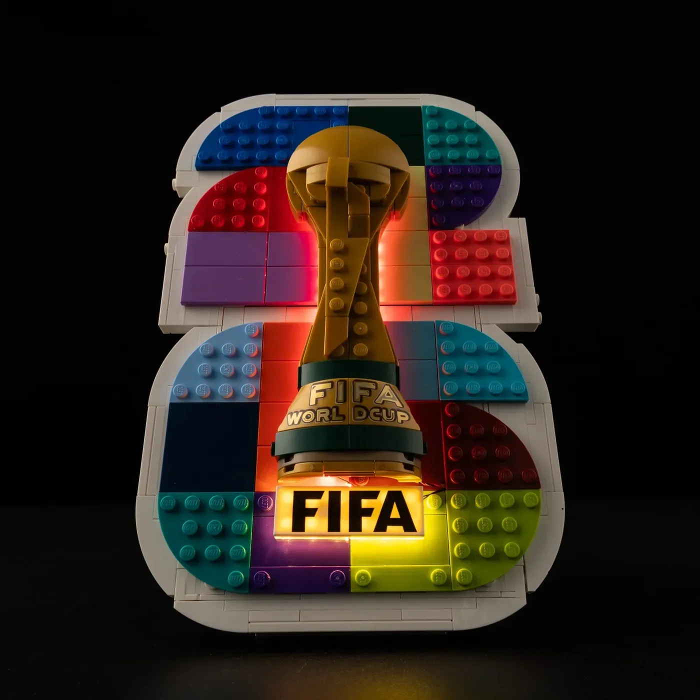 Premium Light Kit Compatible with LEGO® Editions FIFA World Cup 2026™ Official Emblem 43032 — 16