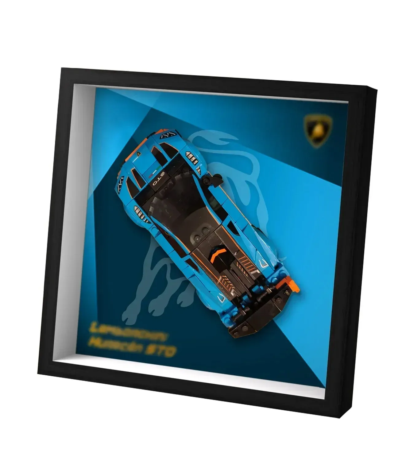 Picture frame for LEGO® Speed Champions Lamborghini Revuelto & Huracán STO 77238 — 7