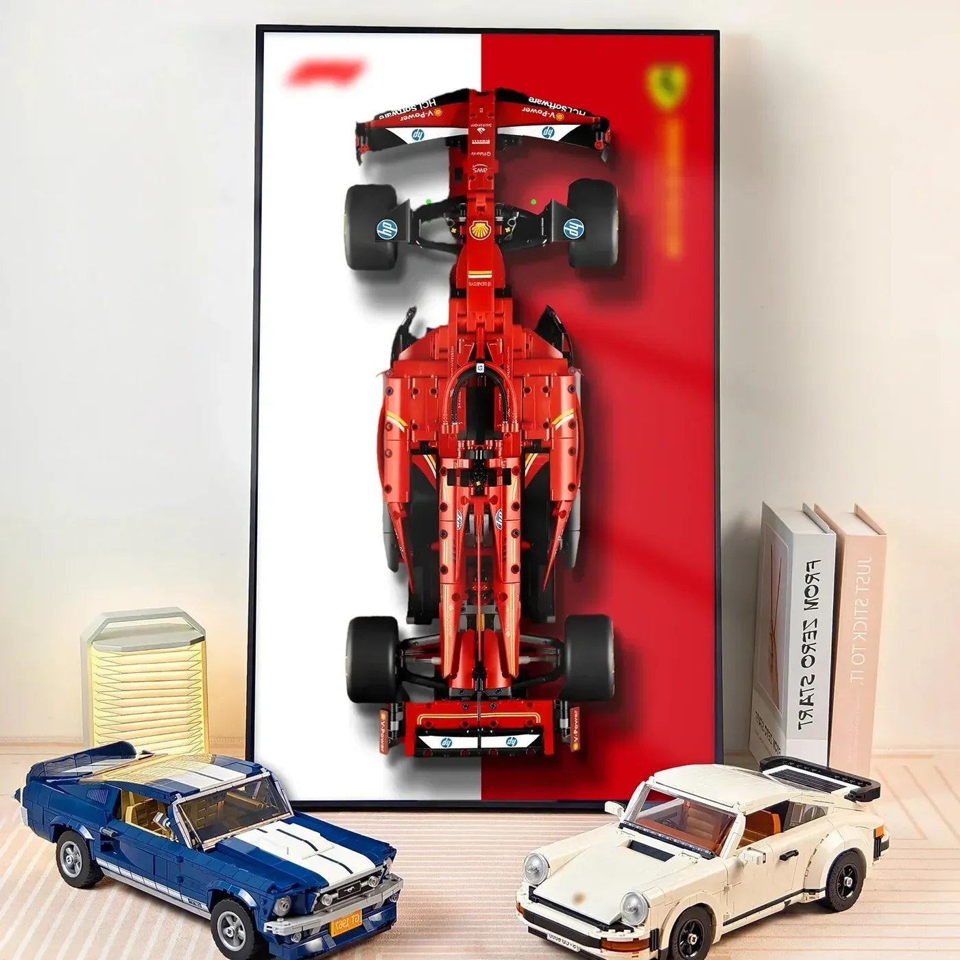 [Seria SplitBackdrop™] Ramka ścienna do samochodów F1 LEGO Technic — 11