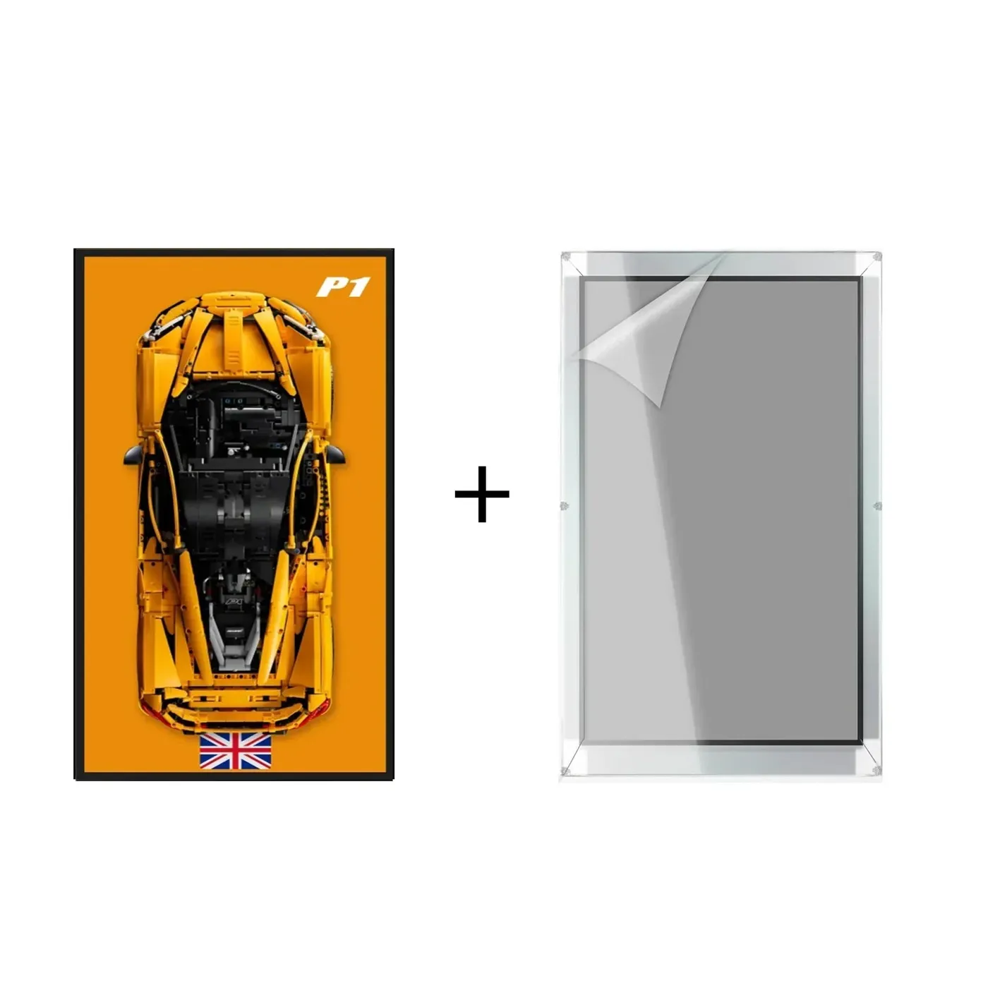 Wand-Displayrahmen für Lego Technic McLaren P1 42172 — 25