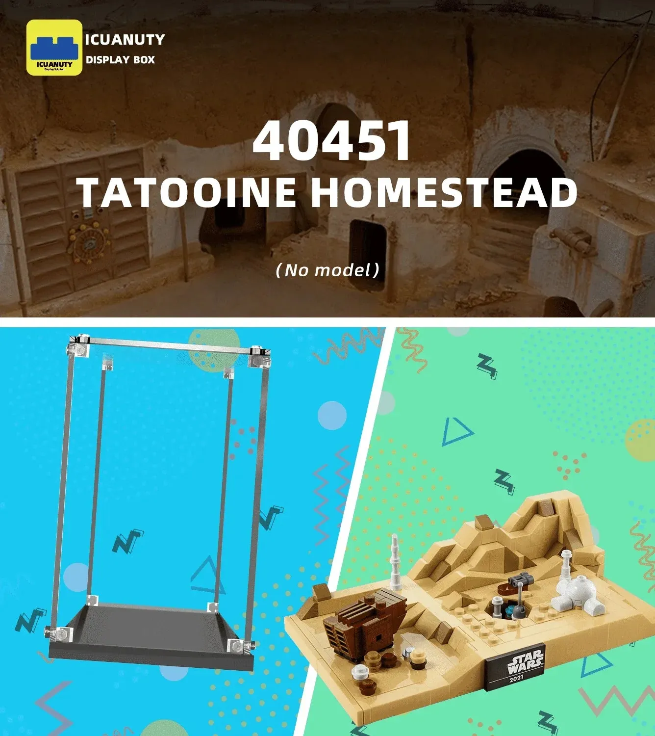 Eksponavimo dėžė Lego Tatooine Homestead 40451 — 6