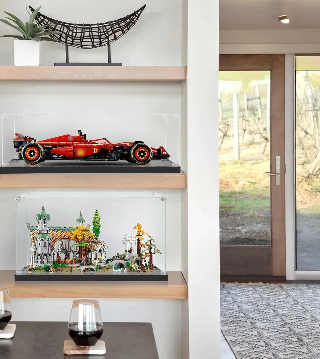 Aukščiausios kokybės akrilinė eksponavimo dėžė LEGO® Icons THE LORD OF THE RINGS: RIVENDELL™ (10316) — 9