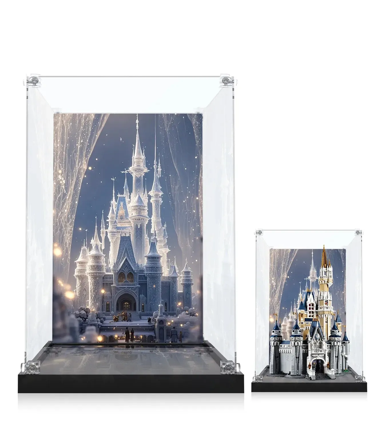 Akrylowa gablota ekspozycyjna premium do LEGO® The Disney Castle (71040)