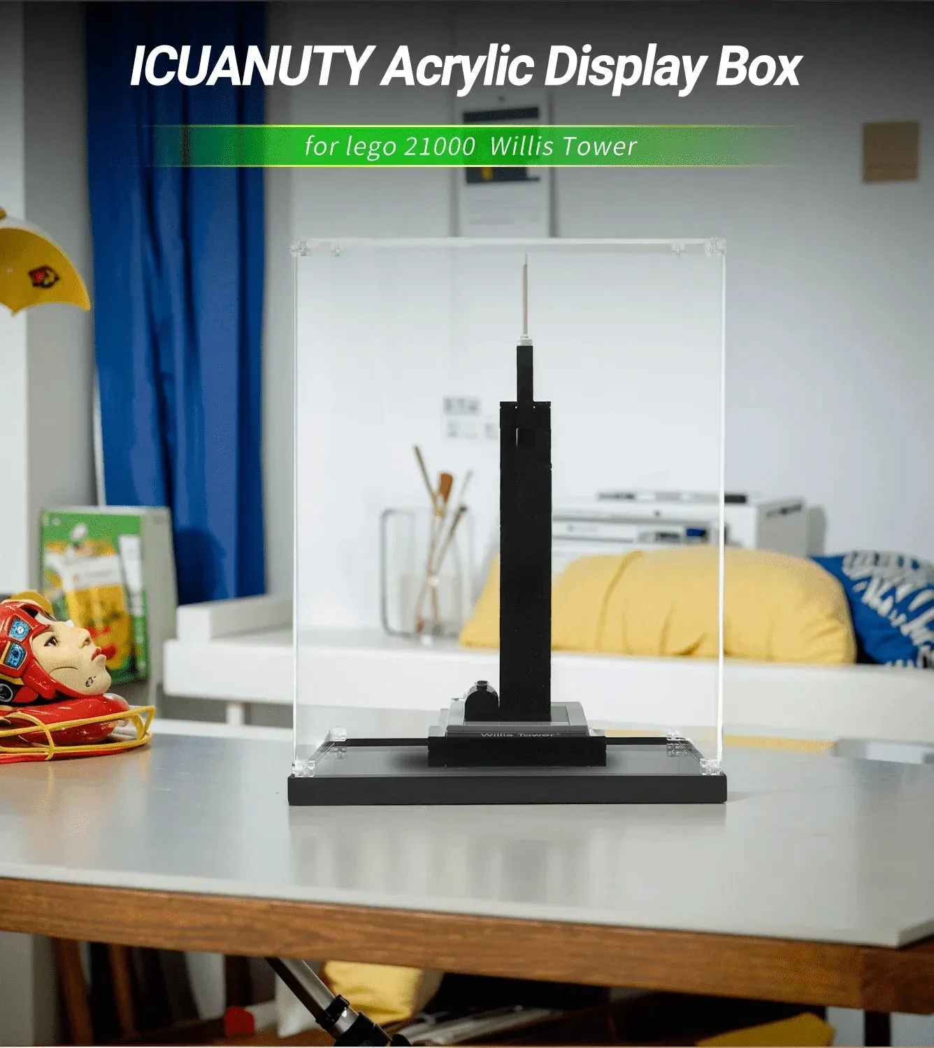Vitrine für LEGO Architecture:Sears Tower、Willis Tower 21000 — 2