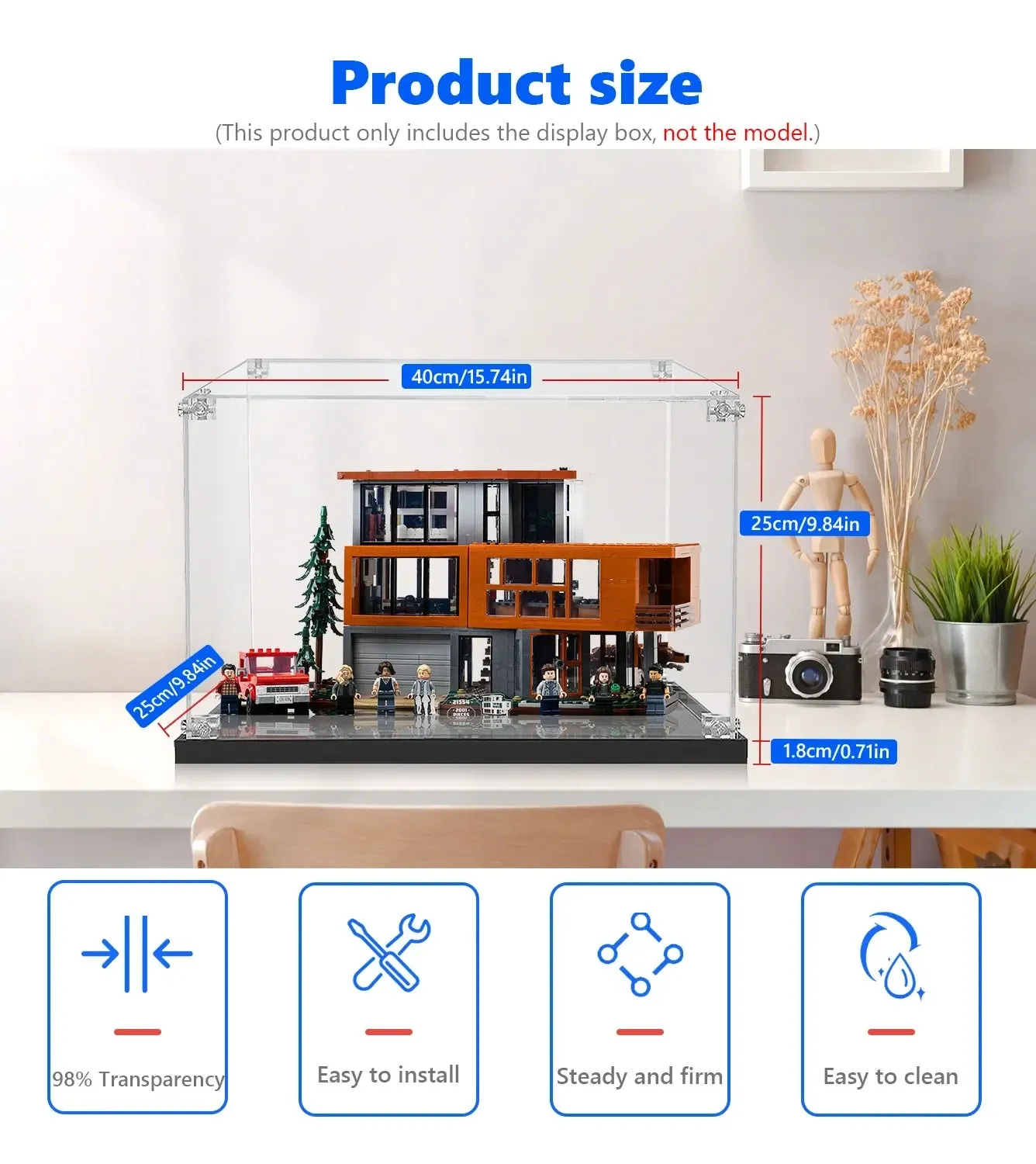 Vitrine für LEGO® Ideas Twilight The Cullen House 21354 — 5