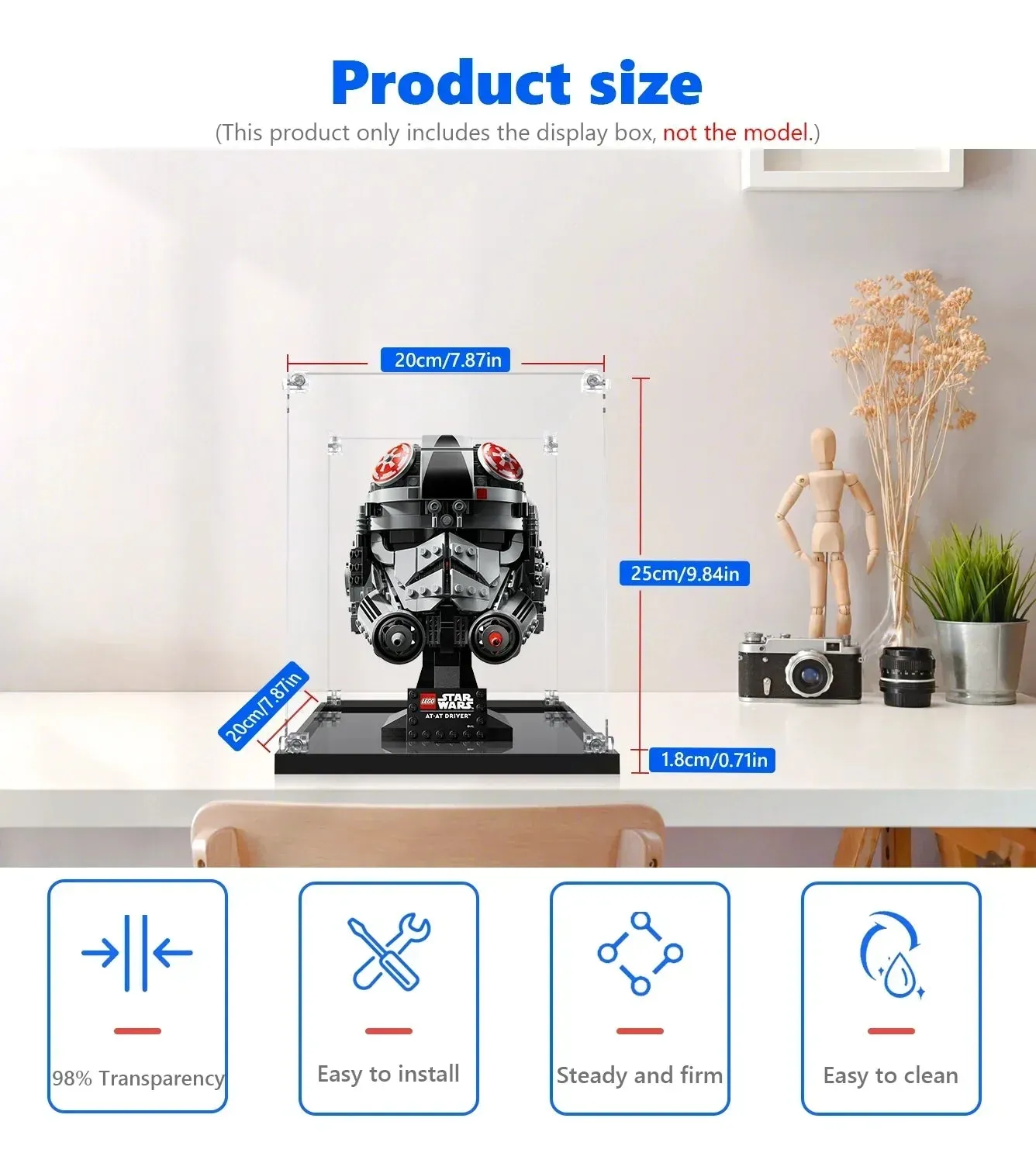 Monter för LEGO® Star Wars™ AT-AT Driver™ Helmet 75429 — 5