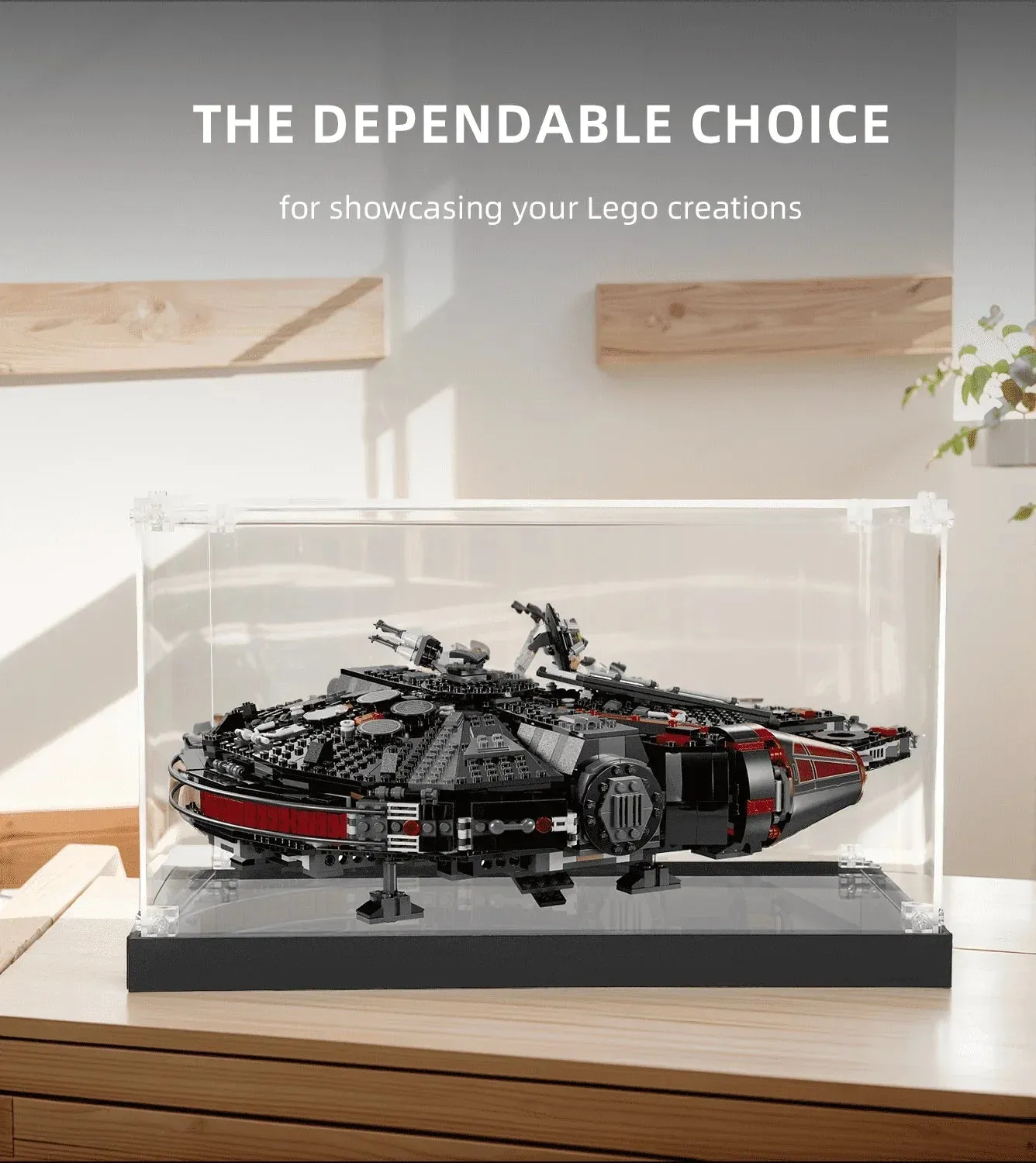 Vitrine für LEGO Star Wars The Dark Falcon 75389 — 3