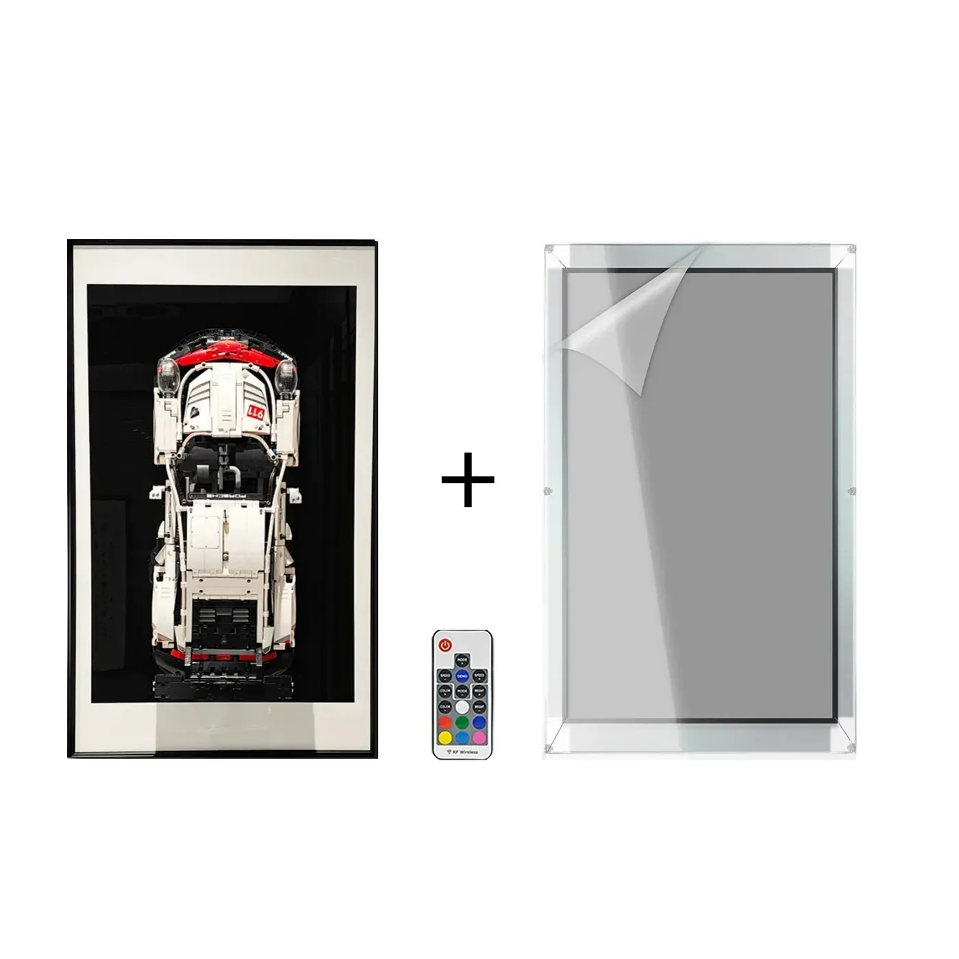 Väggfäste för exponering av LEGO 42096 Technic™ Porsche 911 RSR — 15
