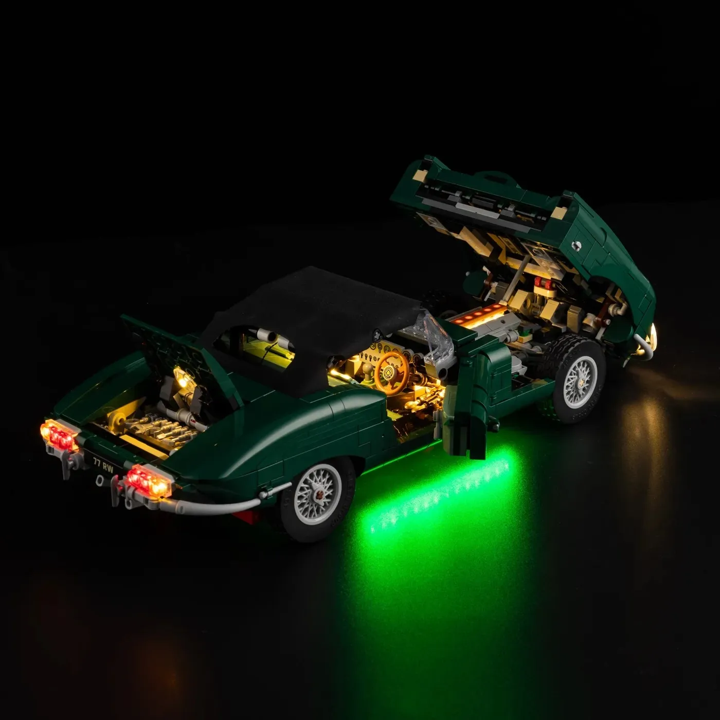 Premium-Beleuchtungsset kompatibel mit LEGO® Icons Jaguar E-Type 11381 — 9