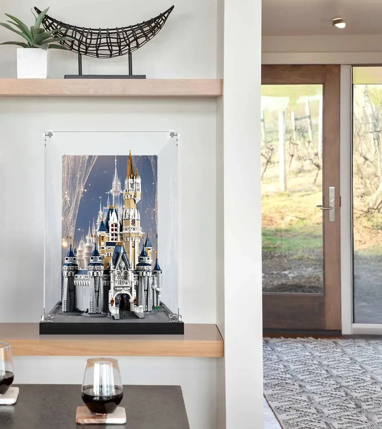 Akrylowa gablota ekspozycyjna premium do LEGO® The Disney Castle (71040) — 7