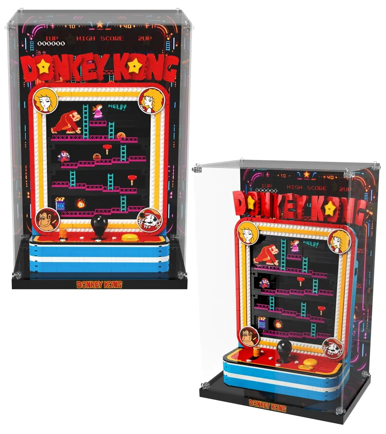 Vitrine für LEGO® Super Mario™ Donkey Kong™ Arcade 72051 — 9