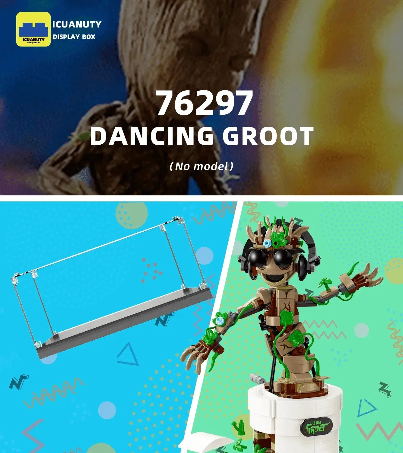 Eksponavimo dėžė LEGO Super heroes Dancing Groot 76297 — 5