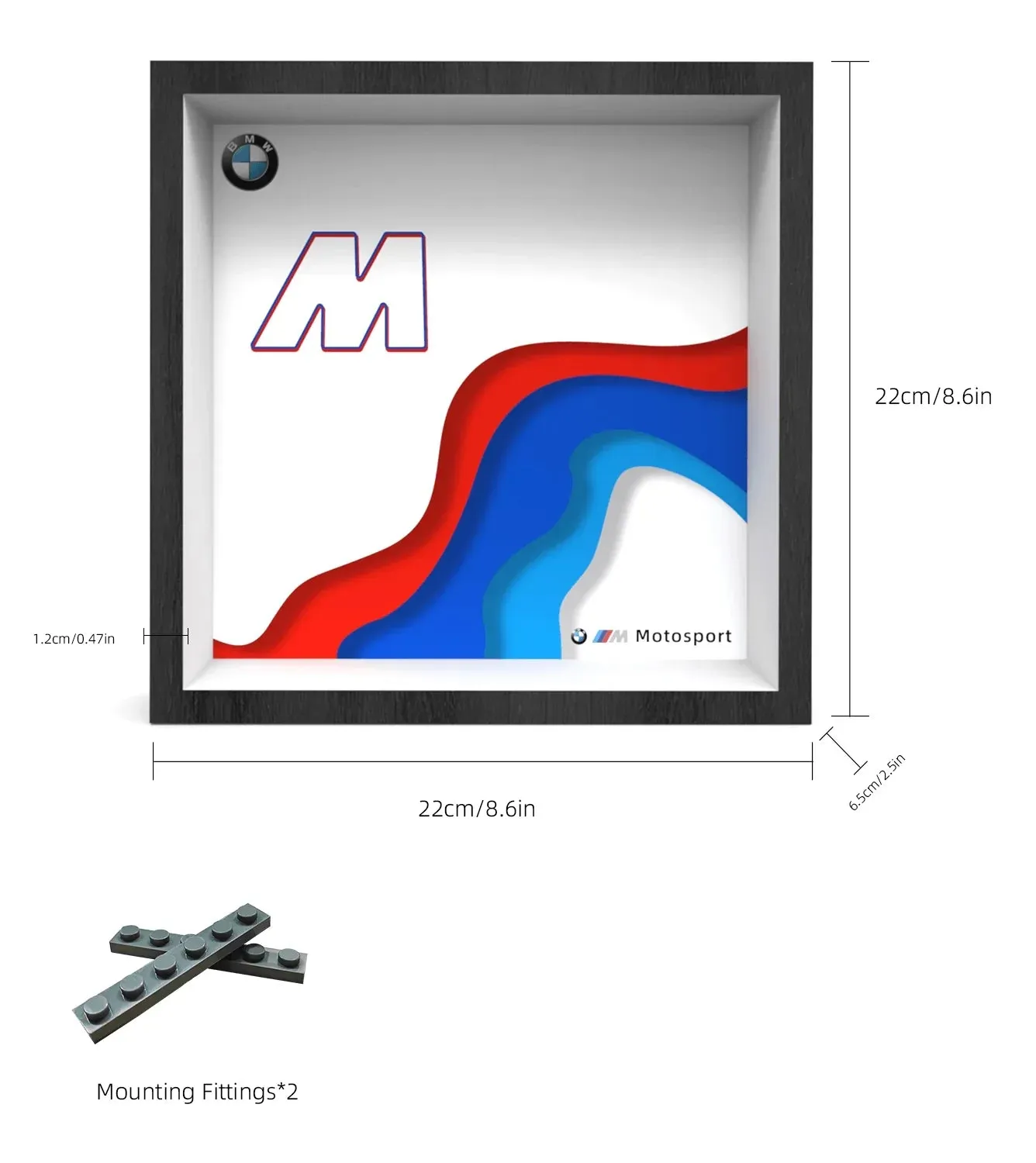 Displayram för bilmodellen LEGO Speed Champions BMW 76922 — 3