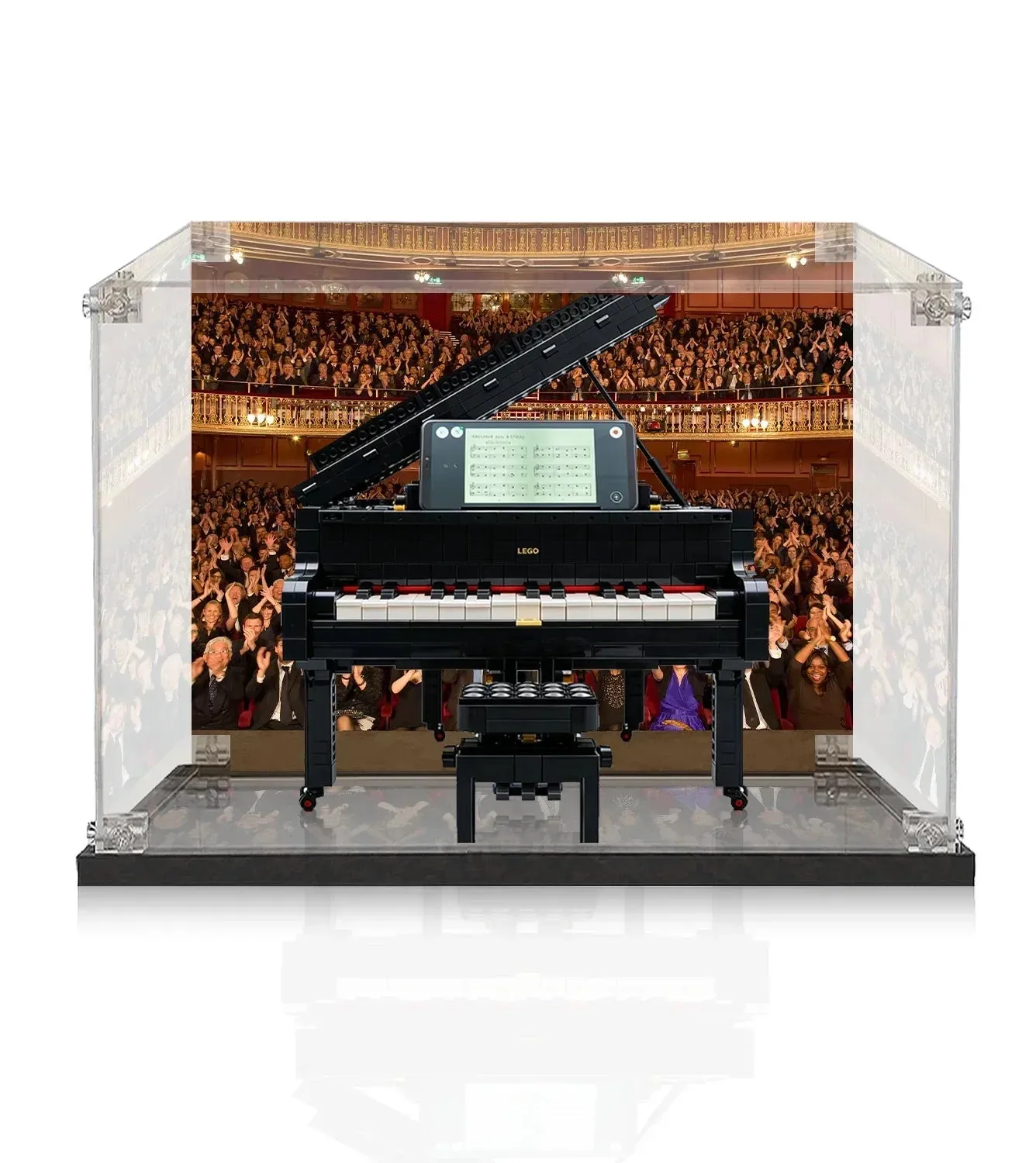 Vitrine kompatibel mit LEGO® Ideas Grand Piano 21323