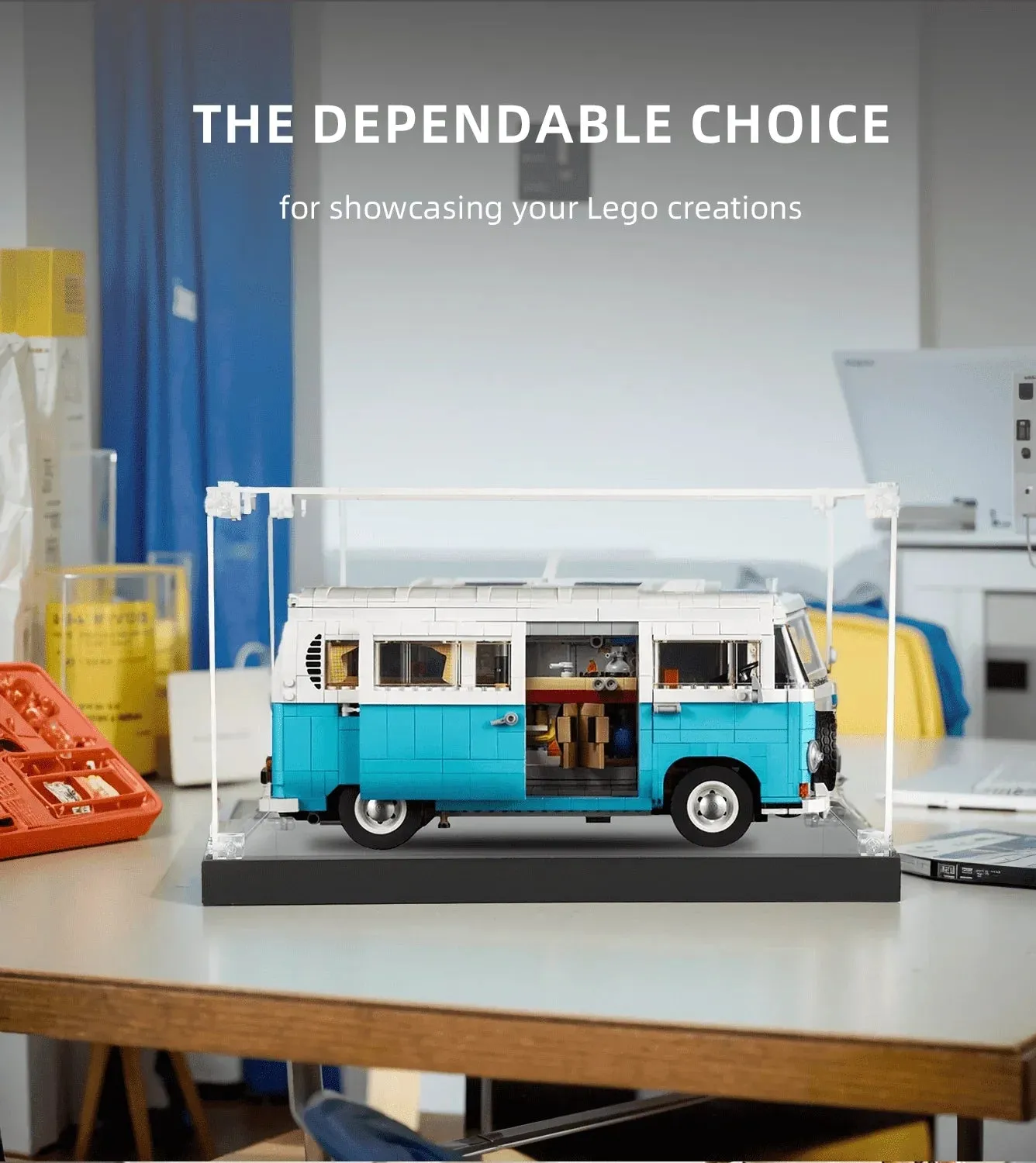 Display Case for Lego Volkswagen T2 Camper Van 10279 — 3