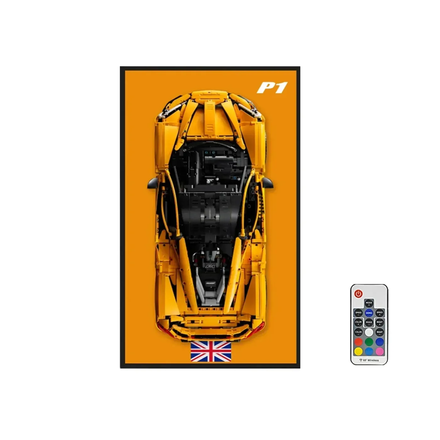 Wand-Displayrahmen für Lego Technic McLaren P1 42172 — 26