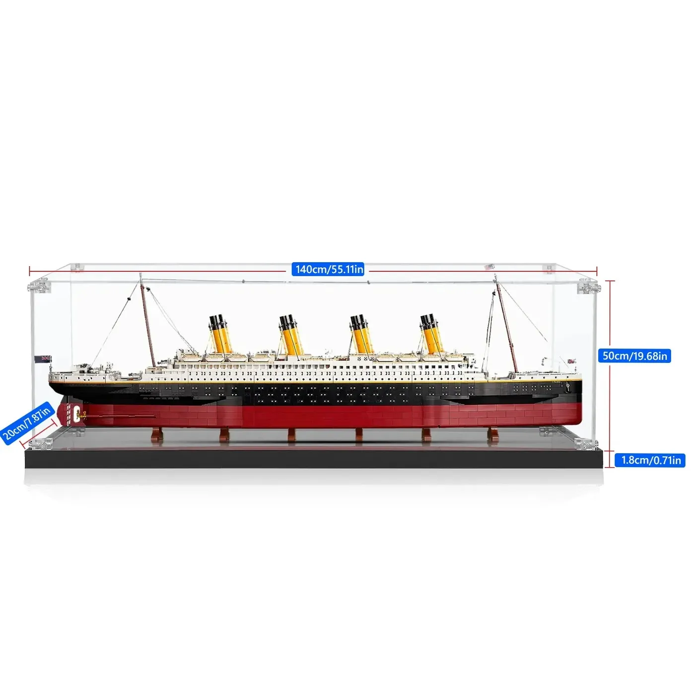 Riboto leidimo eksponavimo dėžė LEGO® Titanic 10294 — 3