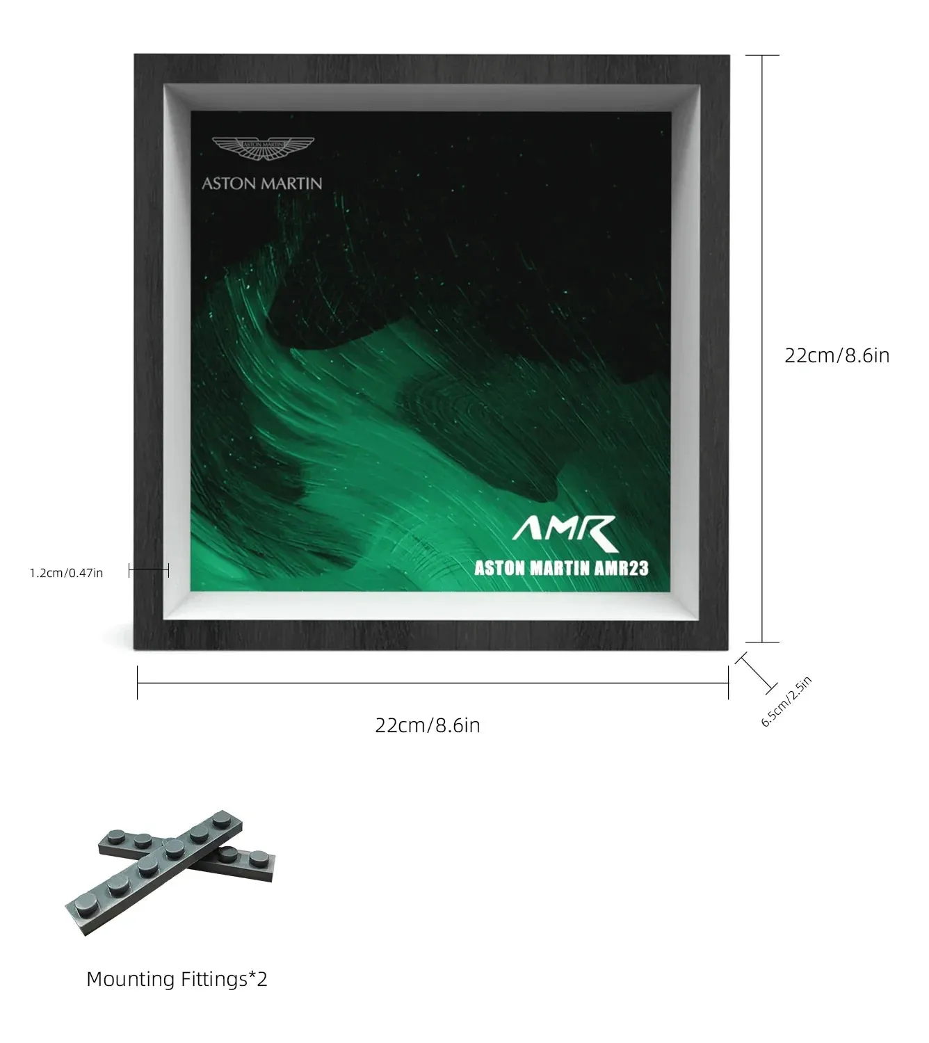 Displayram för bilmodellen LEGO Speed Champions Aston Martin 76925 — 3