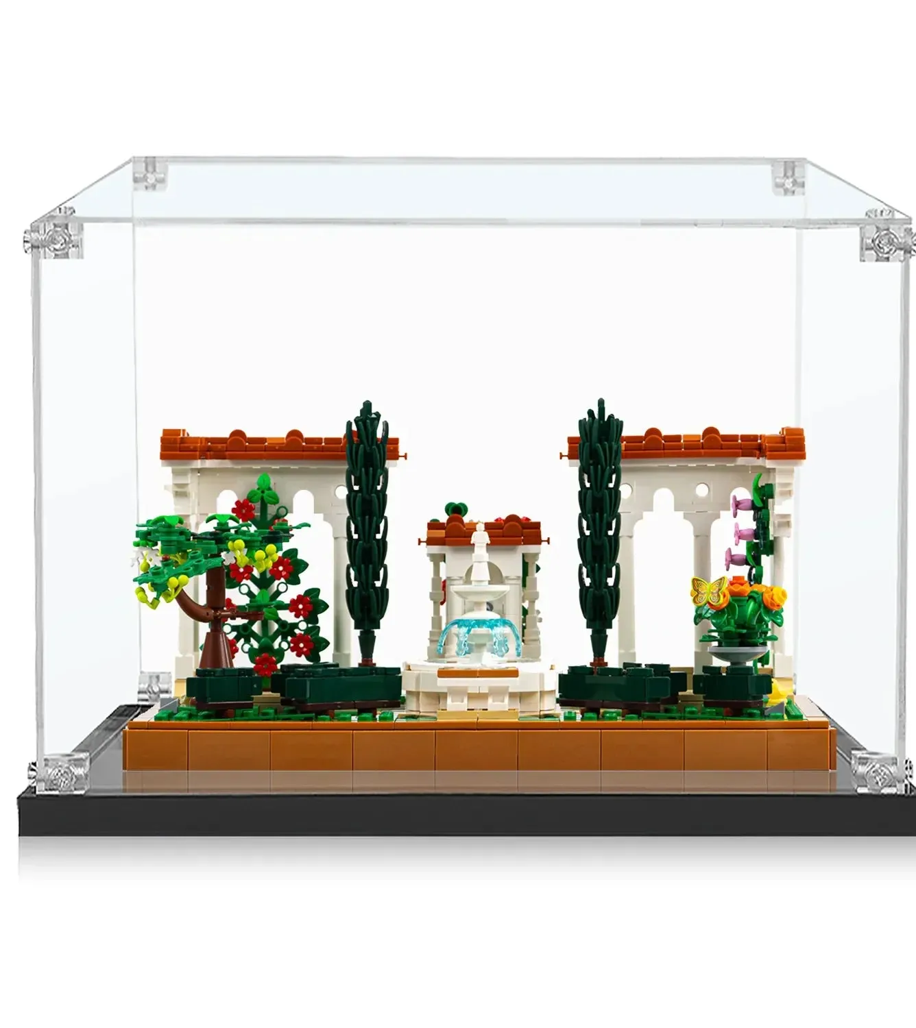 Vitrine für LEGO® Icons Fountain Garden 10359