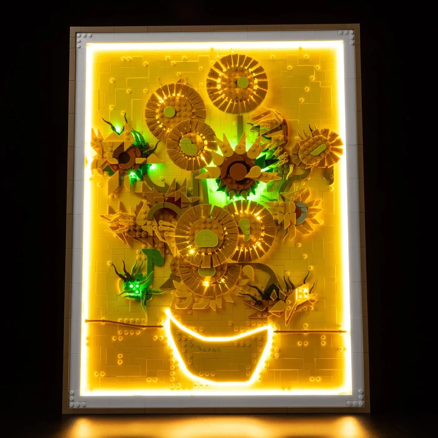 Apšvietimo rinkinys Lego Art Vincent van Gogh – Sunflowers 31215 — 6