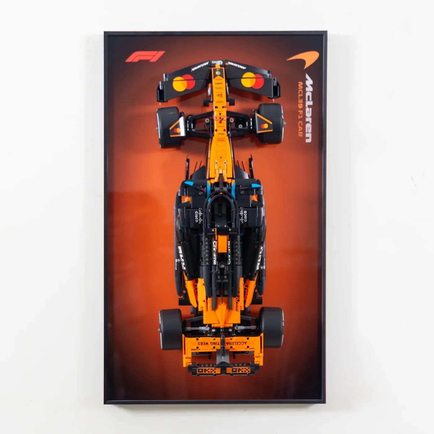 [Seria SpectraFlow] Ramka ekspozycyjna na ścianę do samochodu Lego Technic™ Formula 1™ — 5