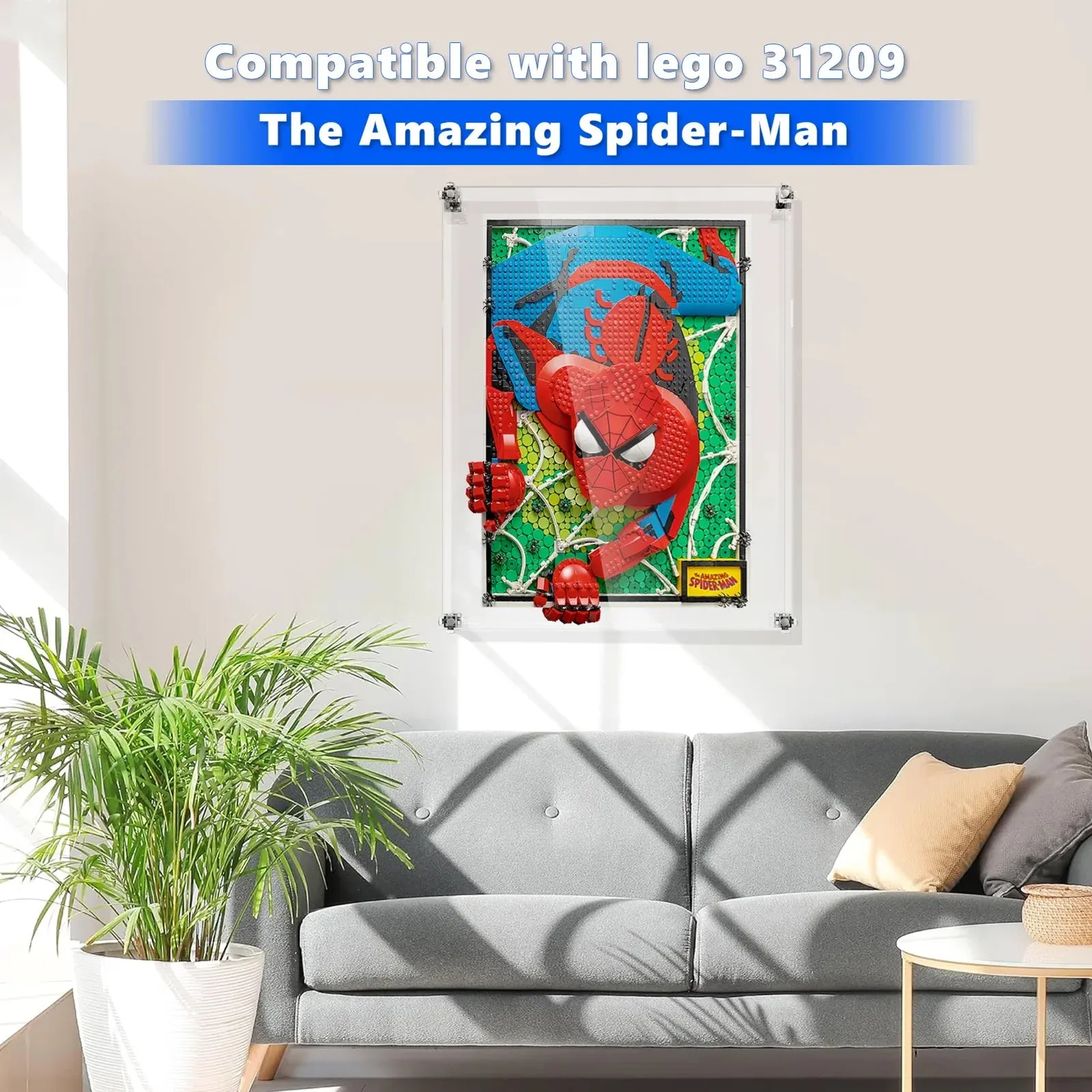 Wall Display Case for LEGO® Art The Amazing Spider-Man 31209 - KABO